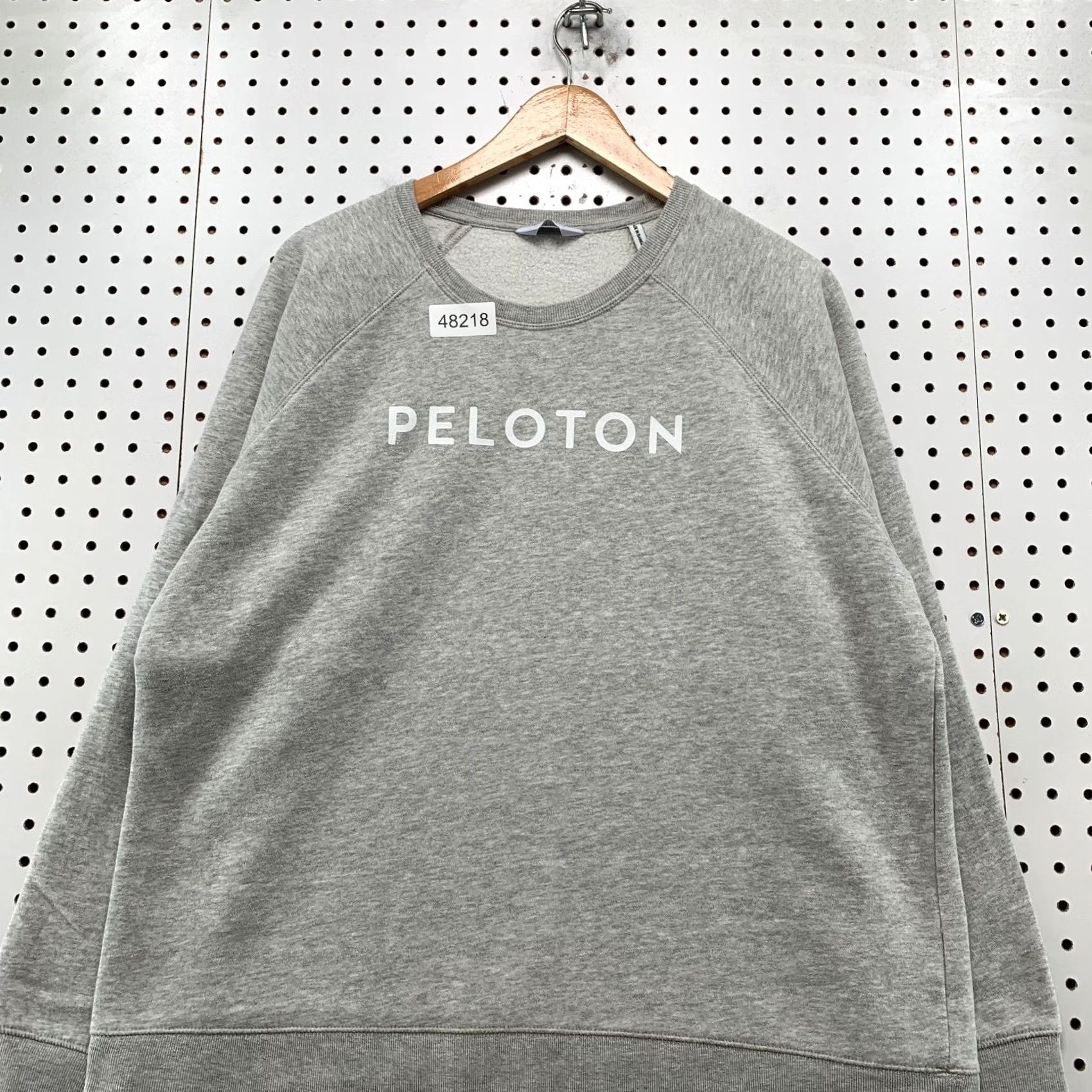 Vintage Peloton Sweatshirt Mens XL Gray Crewneck Fleece Pullover Workout Train Size US XL / EU 56 / 4 - 4 Thumbnail