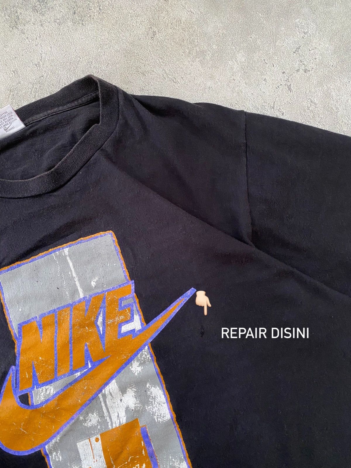 Nike VTG 90’S NIKE GRAPHIC Size US L / EU 52-54 / 3 - 6 Thumbnail