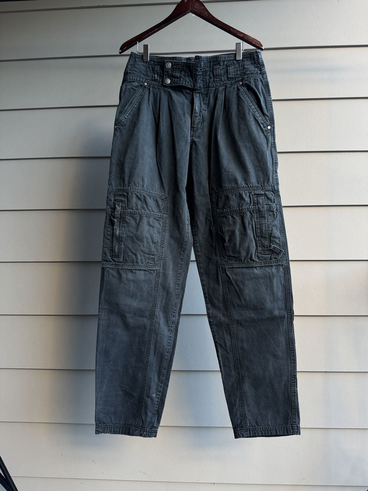 Japanese Brand Vintage Bugle Boy Avant-Garde Pants cargo 36x34 Size US 36 / EU 52 - 13 Thumbnail