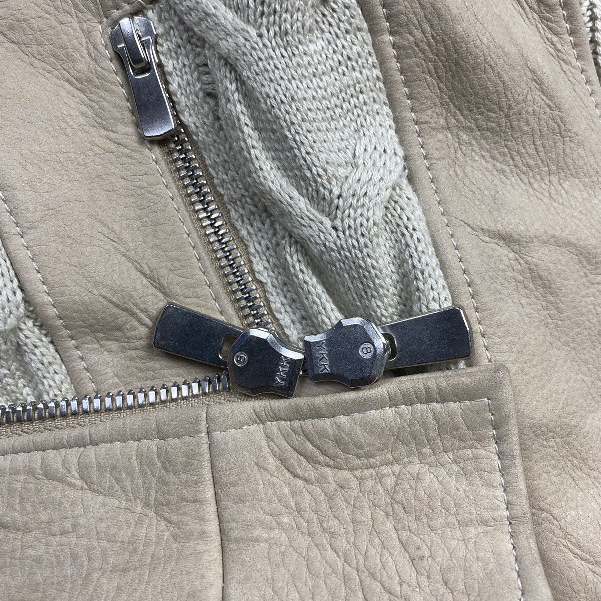 Y/Project Y/Project cable knit mix leather bomber jacket Size US M / EU 48-50 / 2 - 7 Thumbnail
