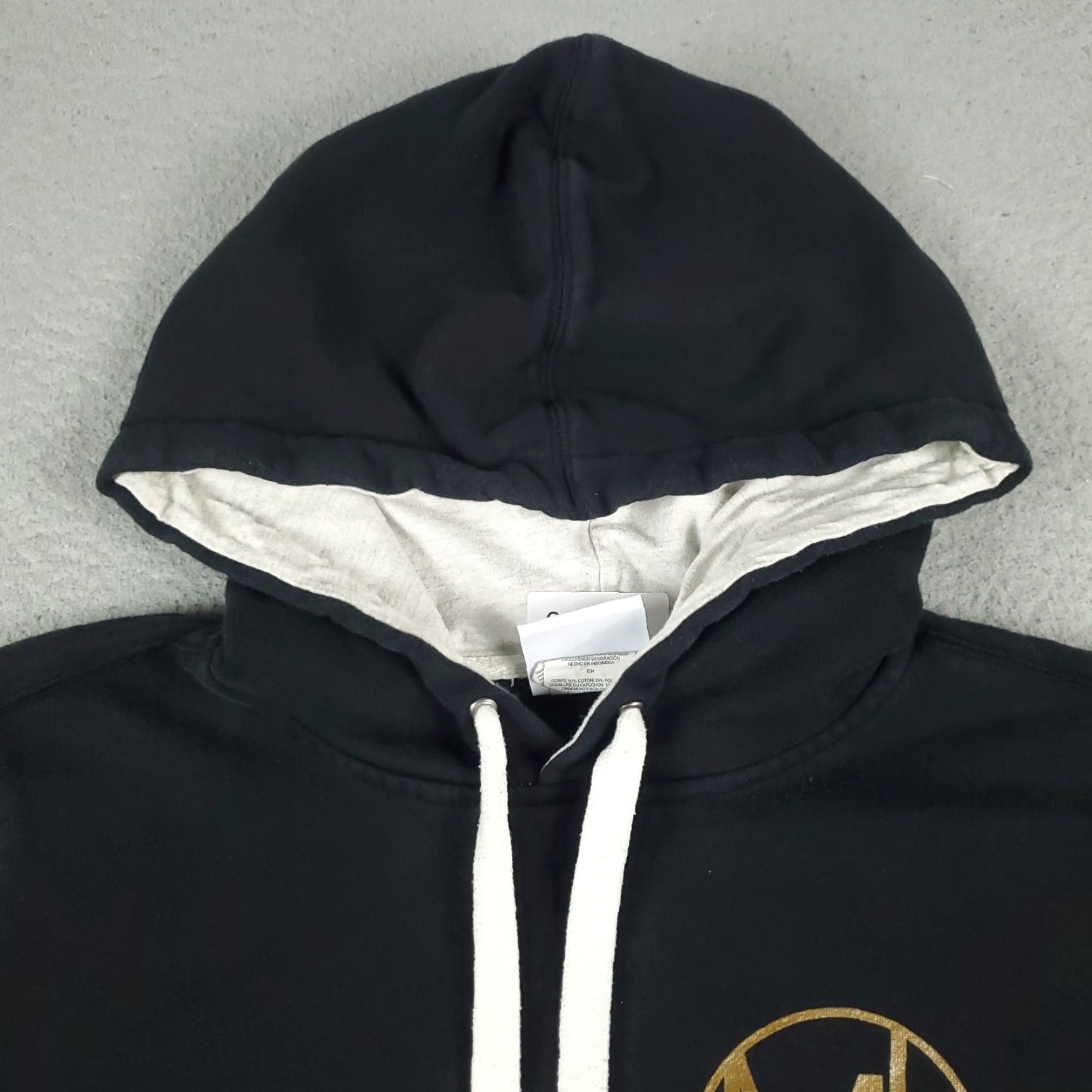 Champion VINTAGE Champion Hoodie Pullover Men Small Black Casual Fleece Sweatshirt Athletic Sports Size US S / EU 44-46 / 1 - 3 Thumbnail