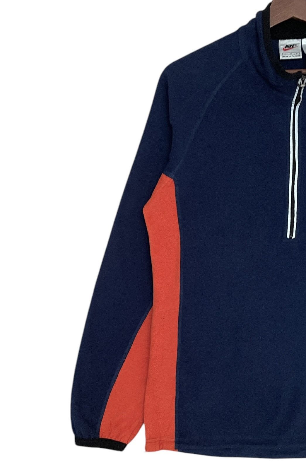 Nike × Vintage Vintage Brand Nike Half Zipper Nylon Jacket 1990s Size US L / EU 52-54 / 3 - 3 Thumbnail