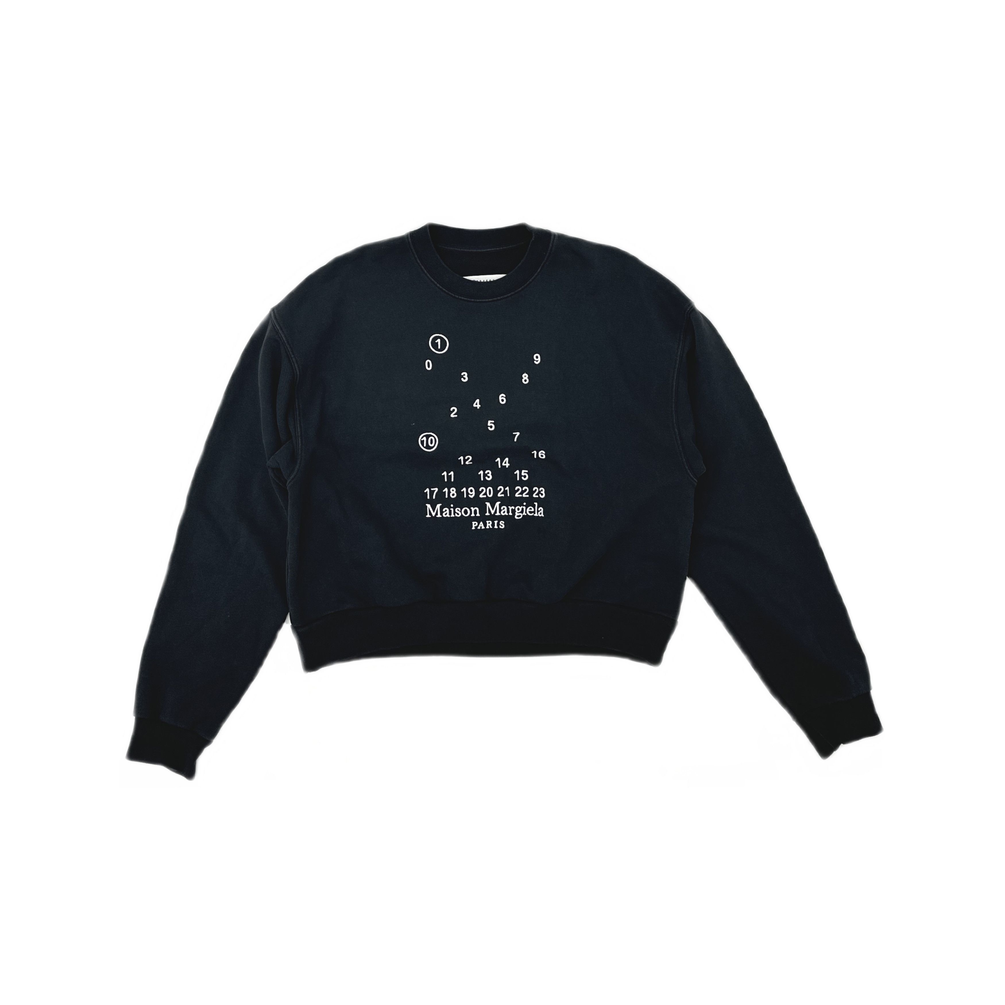 Maison Margiela Maison Margiela Number Logo Sweatshirt Size S Size S / US 4 / IT 40 - 1 Thumbnail