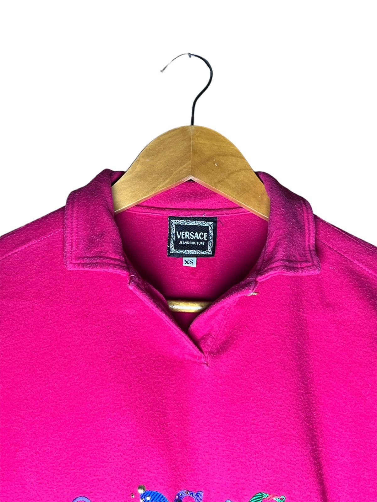Versace Jeans Couture × Vintage Versace Jeans Couture Shirt Size XS / US 0-2 / IT 36-38 - 4 Thumbnail