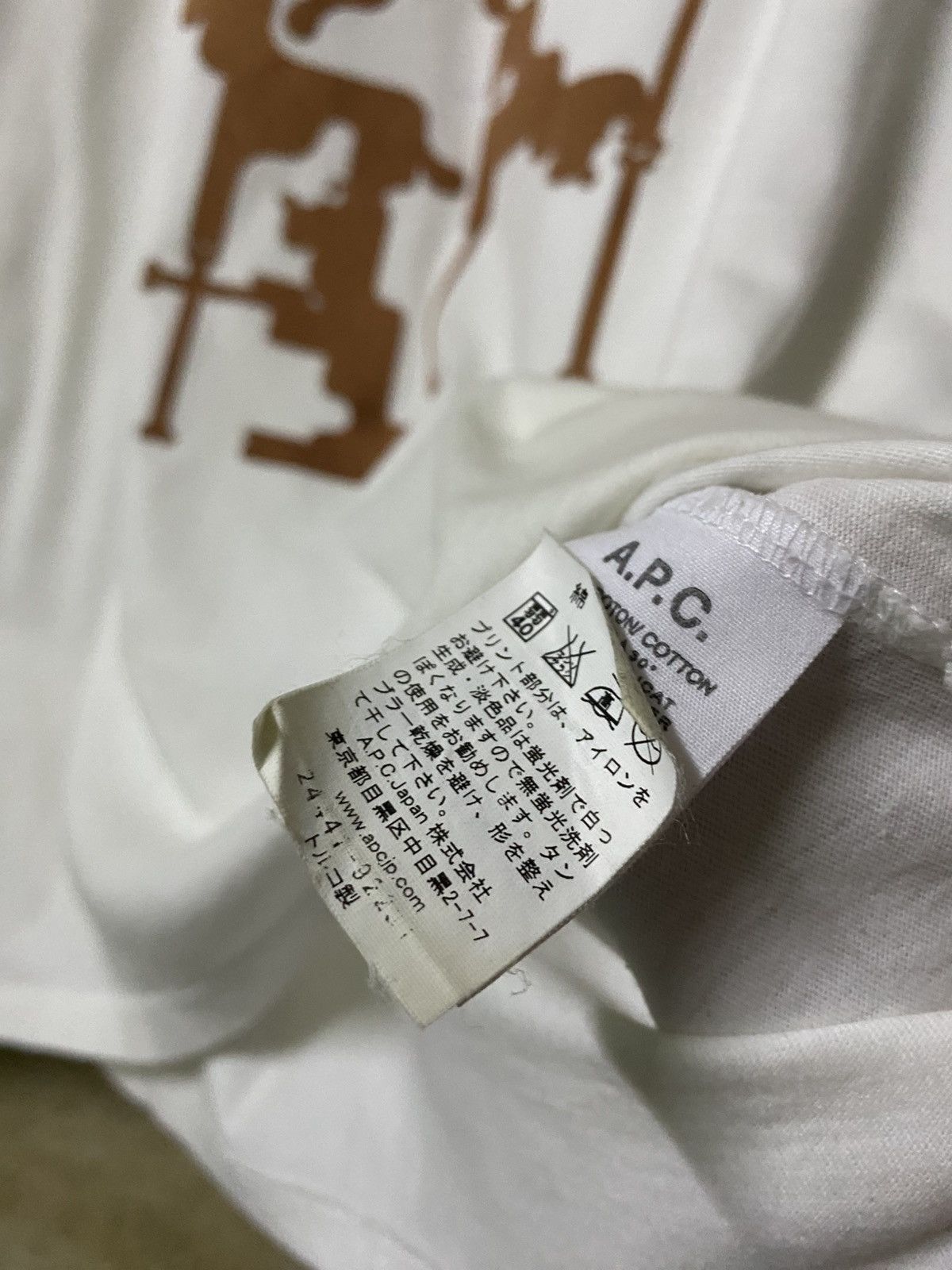 A.P.C. × Japanese Brand A.P.C x M/M Paris Art Tshirt Size US M / EU 48-50 / 2 - 6 Thumbnail