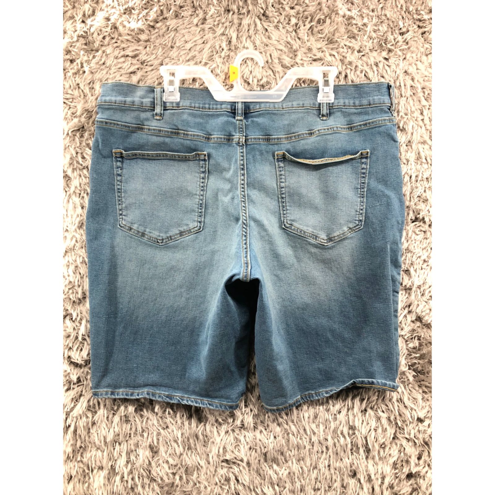 Denime Sonoma Bermuda Shorts Mens Size 40 Mid Rise Dark Wash Blue Denim Jean Shorts Size US 40 / EU 56 - 4 Thumbnail