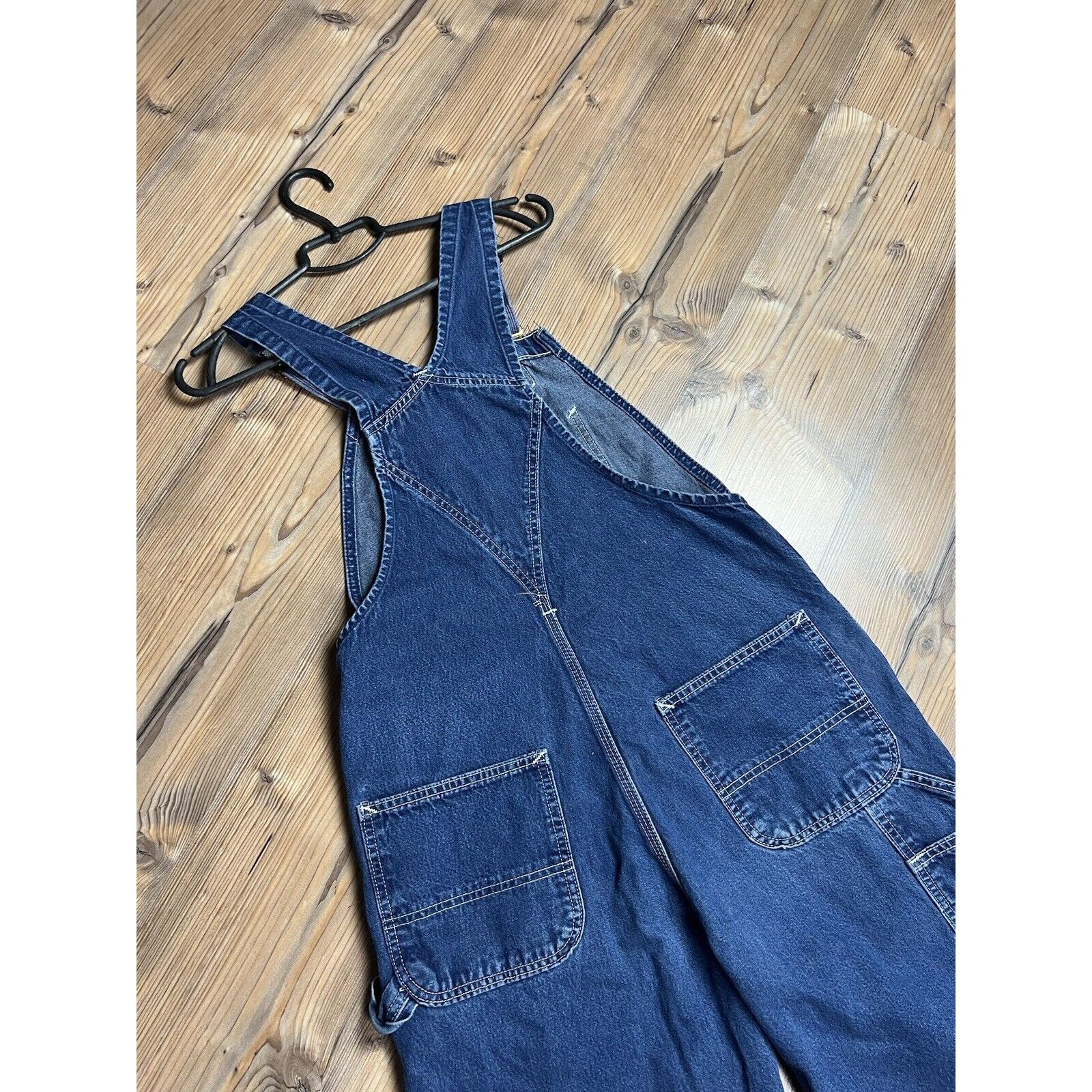 Carhartt Carhartt Vintage USA Women`s Workwear Blue Denim Bib Overall Size XXS / US 00 / IT 34 - 14 Thumbnail