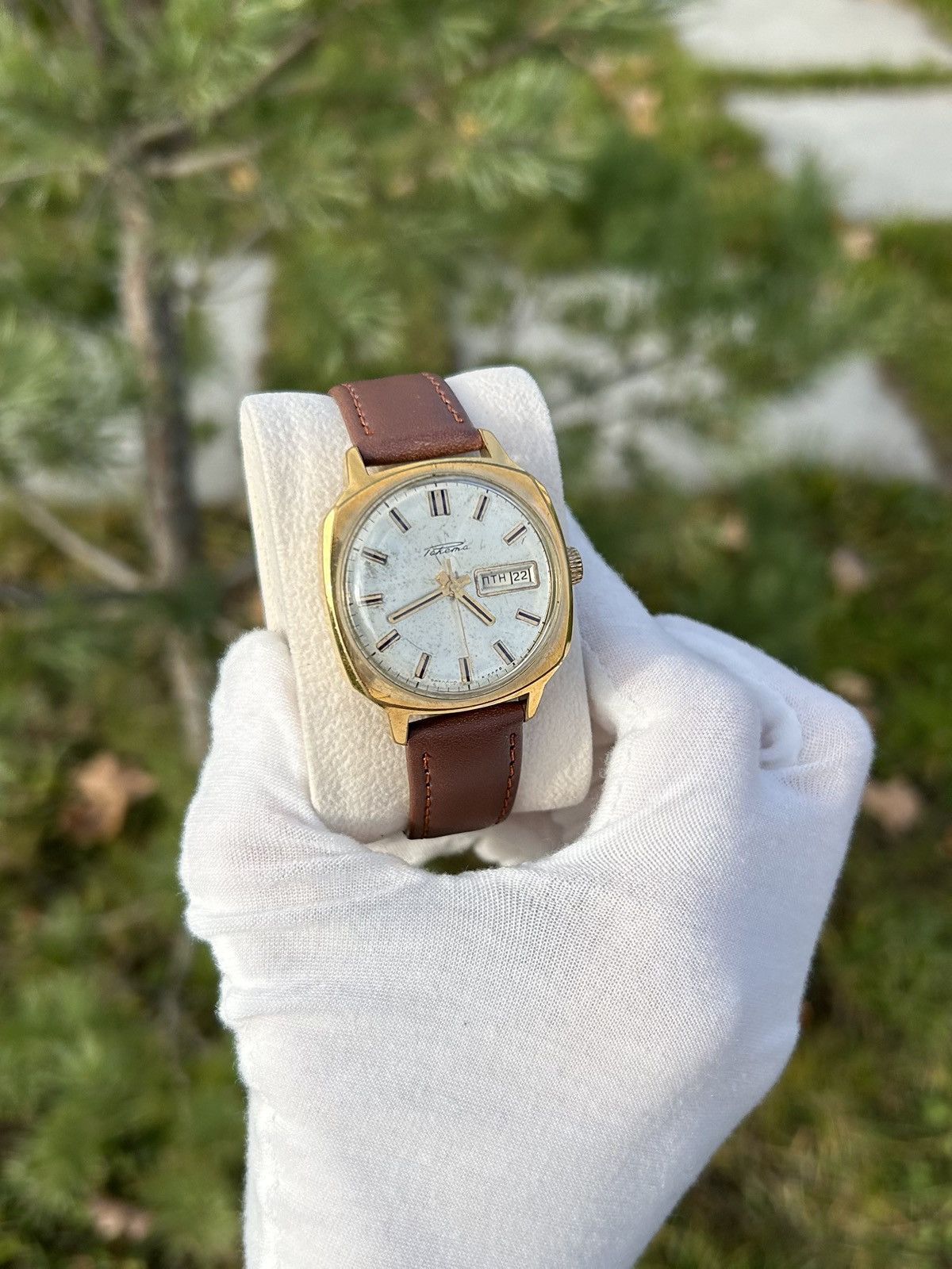 Vintage Vintage Watch Raketa USSR Soviet Mechanical 1980s Size ONE SIZE - 3 Thumbnail