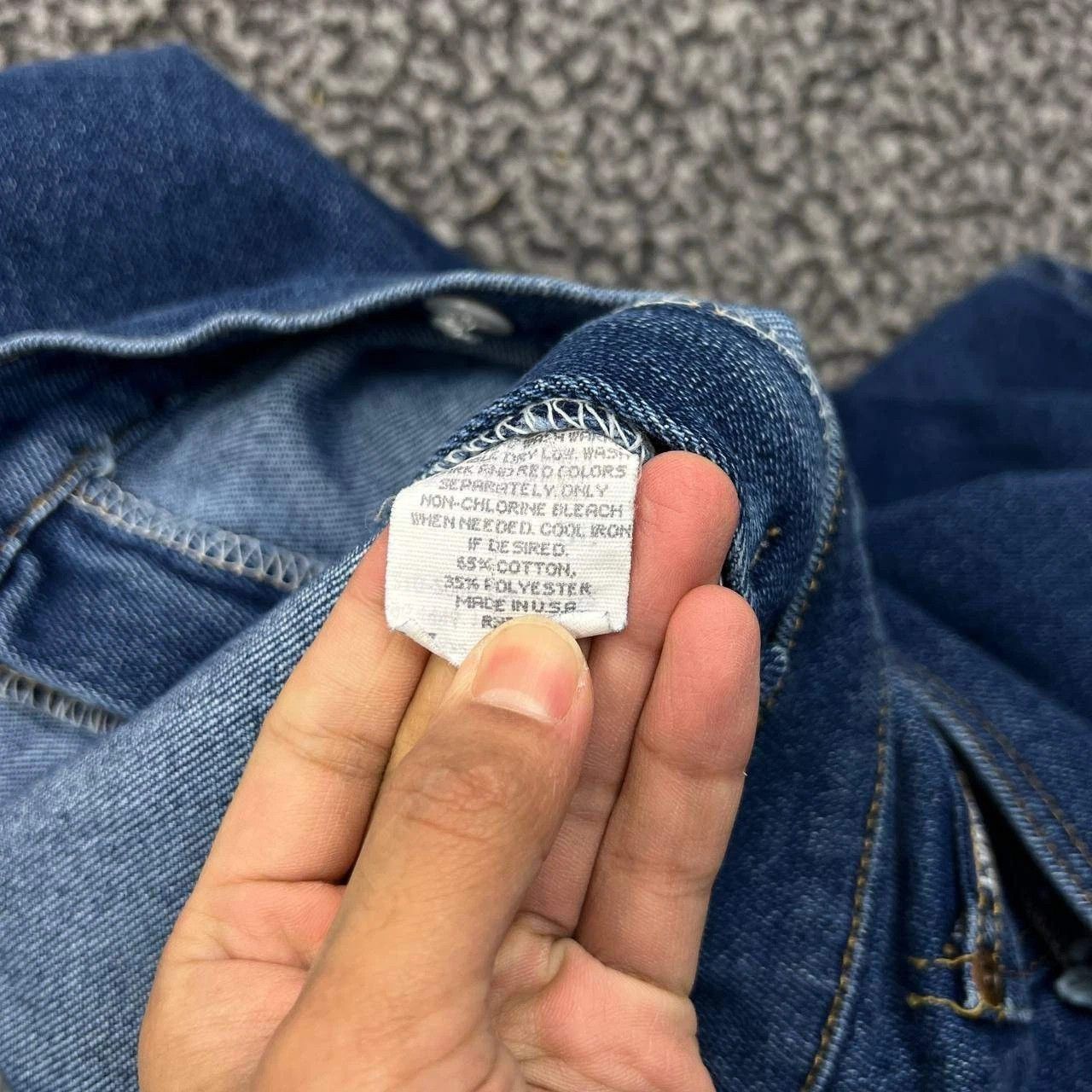Lee Vintage Lee Jeans 48x32 Denim Pants Straight Outdoor Pocket Size US 32 / EU 48 - 9 Thumbnail