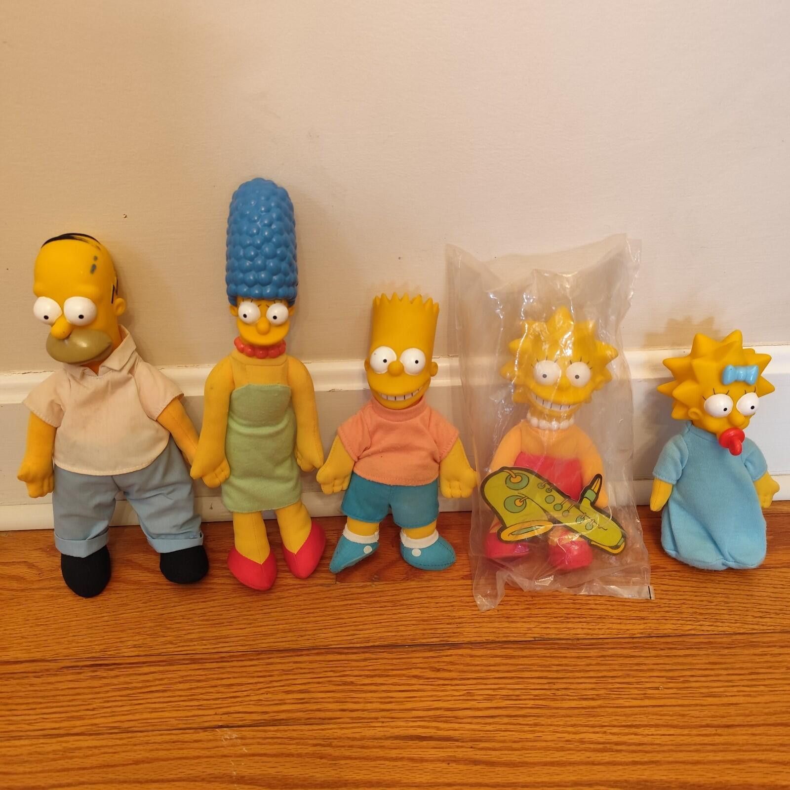 Other The Simpsons 1990 Plush Dolls Figures Set of 5 Vintage Size ONE SIZE - 2 Thumbnail