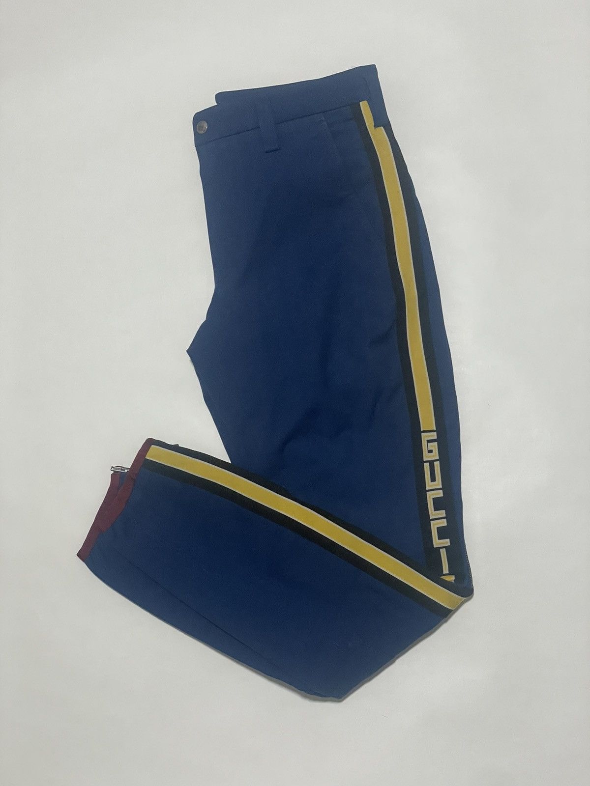 Image of Gucci Jogger Pants in Blue, Men's (Size 30)