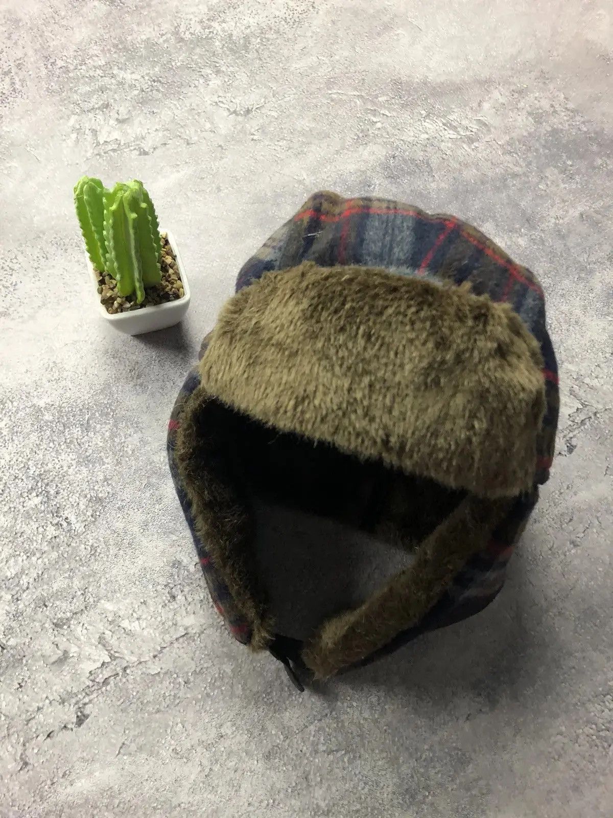 Japanese Brand USHANKA Hat Vintage Hype Mohair Streetwear Japans Style Y2k Size ONE SIZE - 1 Thumbnail