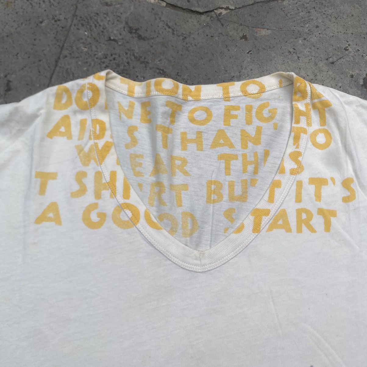 Maison Margiela Margiela Aids Tshirt Size US M / EU 48-50 / 2 - 4 Thumbnail