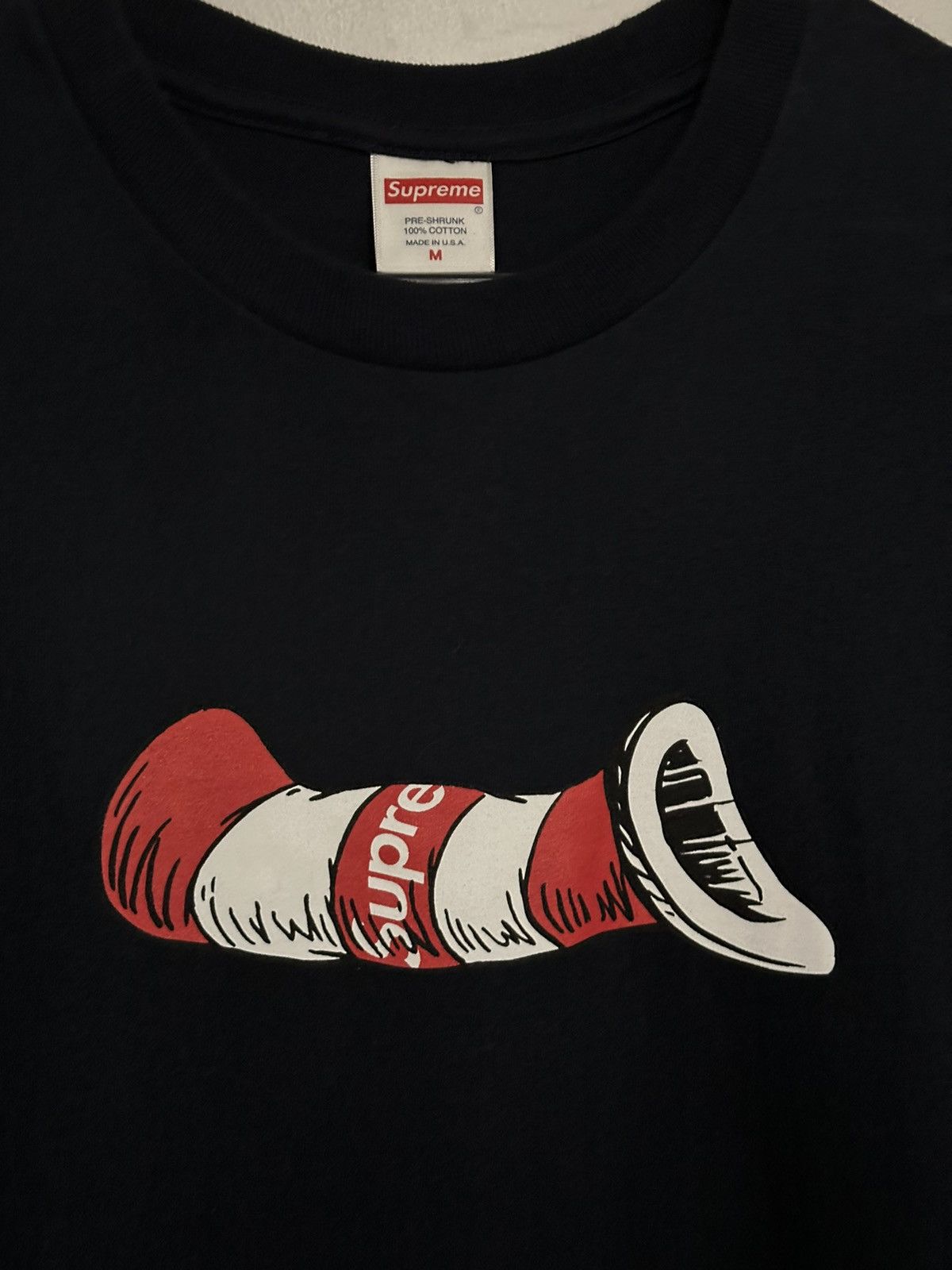 Supreme Supreme Cat In The Hat Tee Size US M / EU 48-50 / 2 - 2 Thumbnail