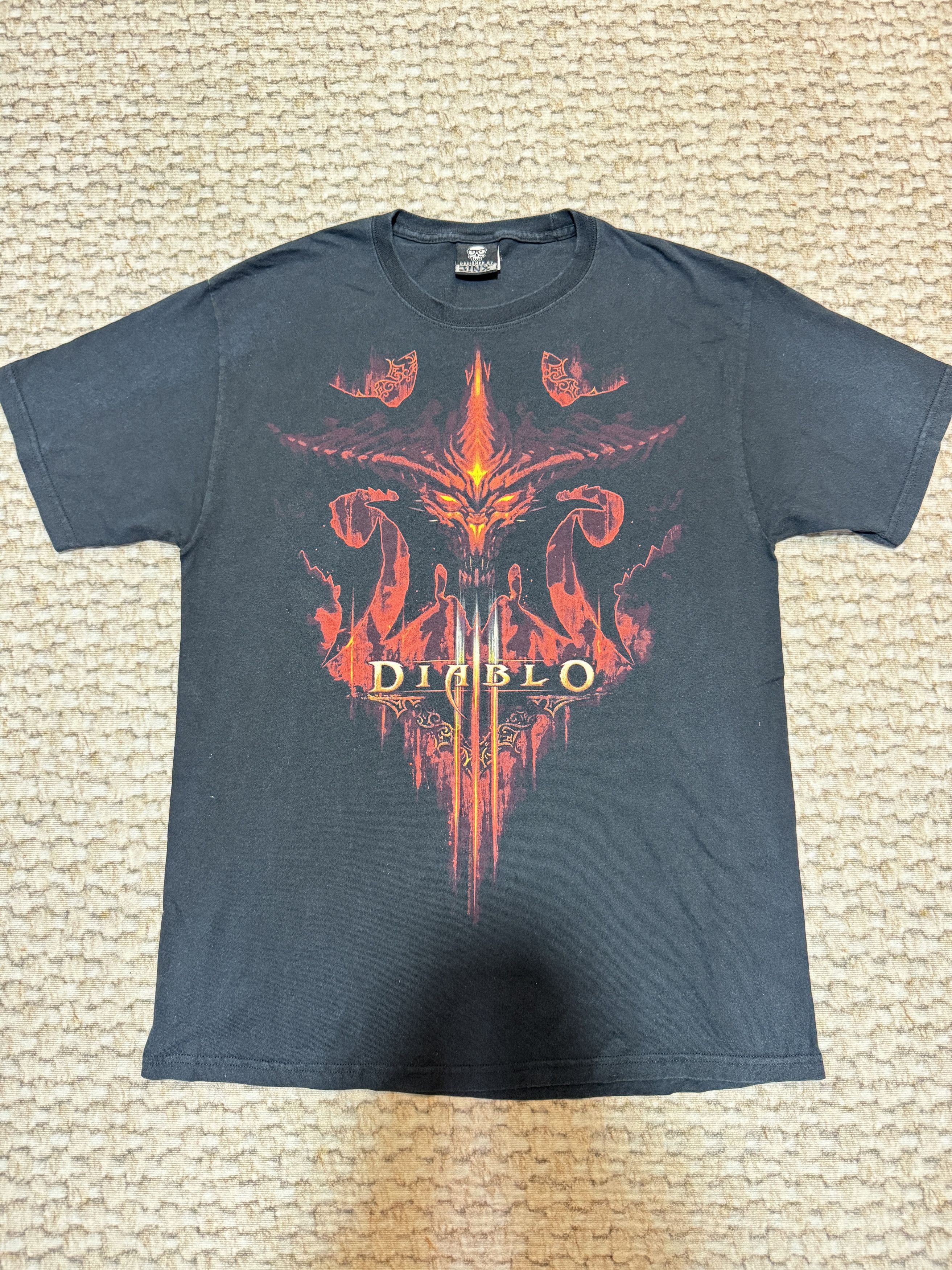 Rap Tees Vintage Diablo III Blizzard Entertainment Satan T shirt Size US L / EU 52-54 / 3 - 1 Thumbnail