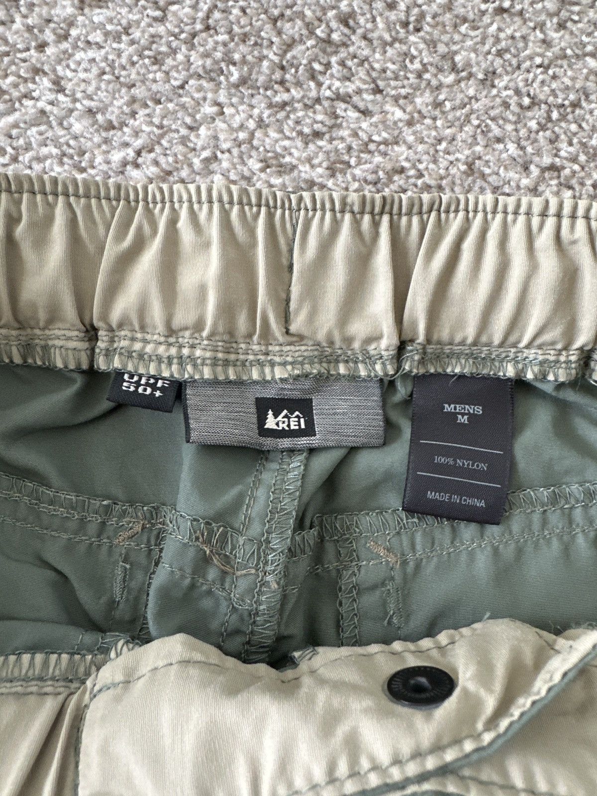 Rei × Vintage Rei Olive Green Nylon Shorts Size US 32 / EU 48 - 5 Thumbnail