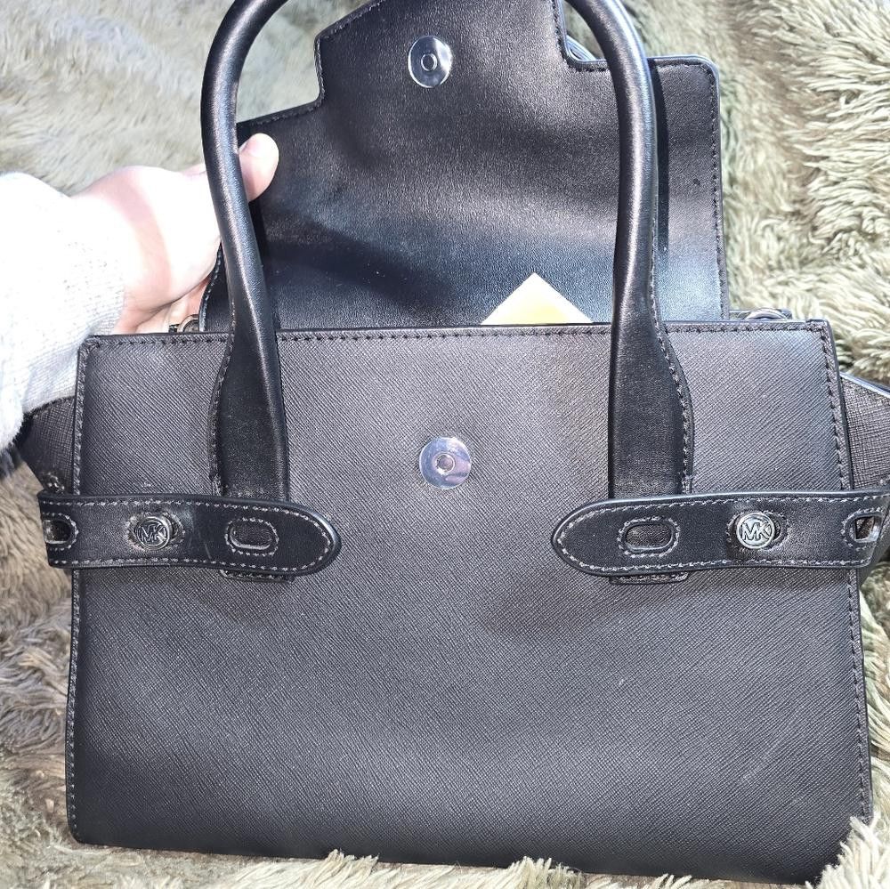 Michael Kors Michael Kors Carmen Medium Belted Satchel Size ONE SIZE - 7 Thumbnail