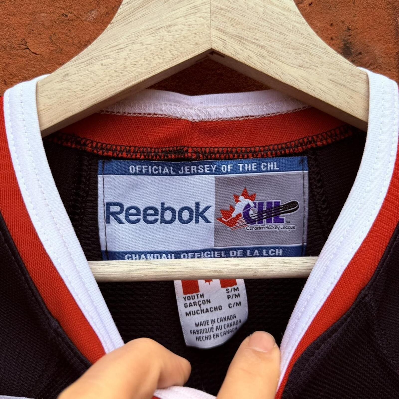 Reebok Vintage Niagara ice dogs jersey youth small/medium Size US M / EU 48-50 / 2 - 5 Thumbnail