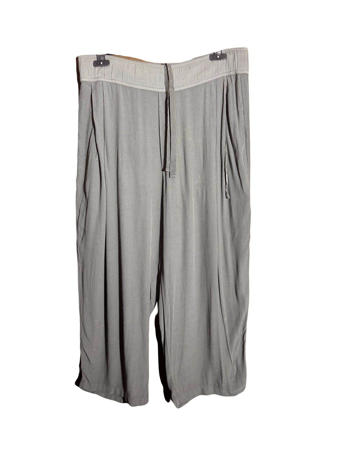damir doma cropped grey viscose pants S