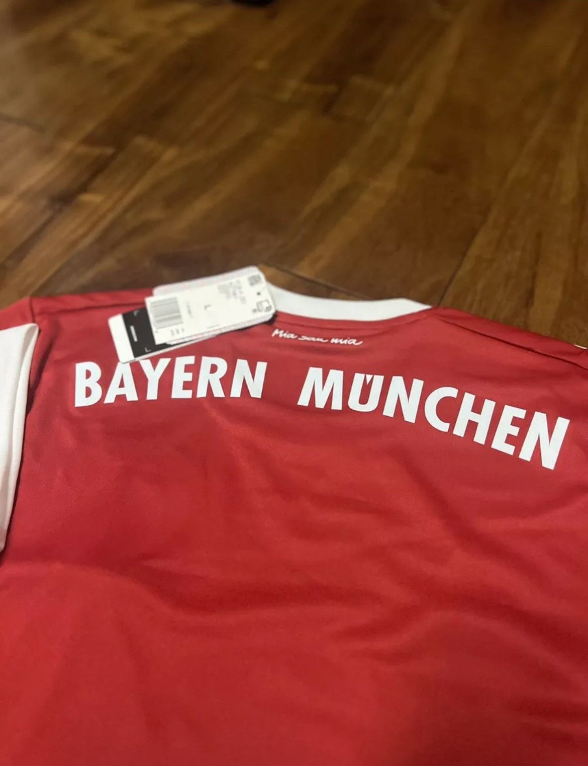 Adidas Bayern Munich Sz L 2017 2018 Adidas Jersey Soccer Munchen Size US L / EU 52-54 / 3 - 2 Thumbnail