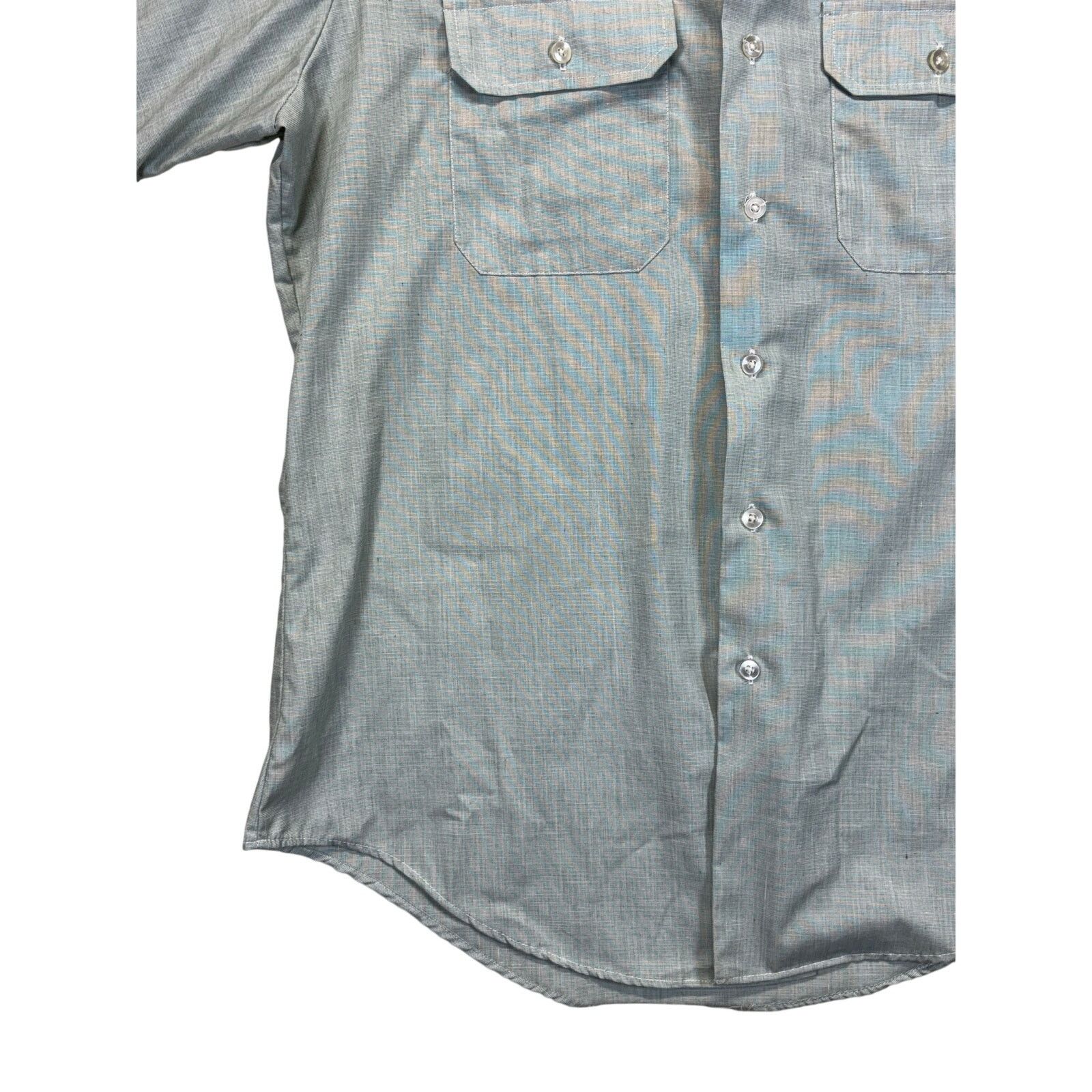 Creighton Vintage Creighton USA Work Shirt Short Sleeve Button Up Size US XL / EU 56 / 4 - 7 Thumbnail
