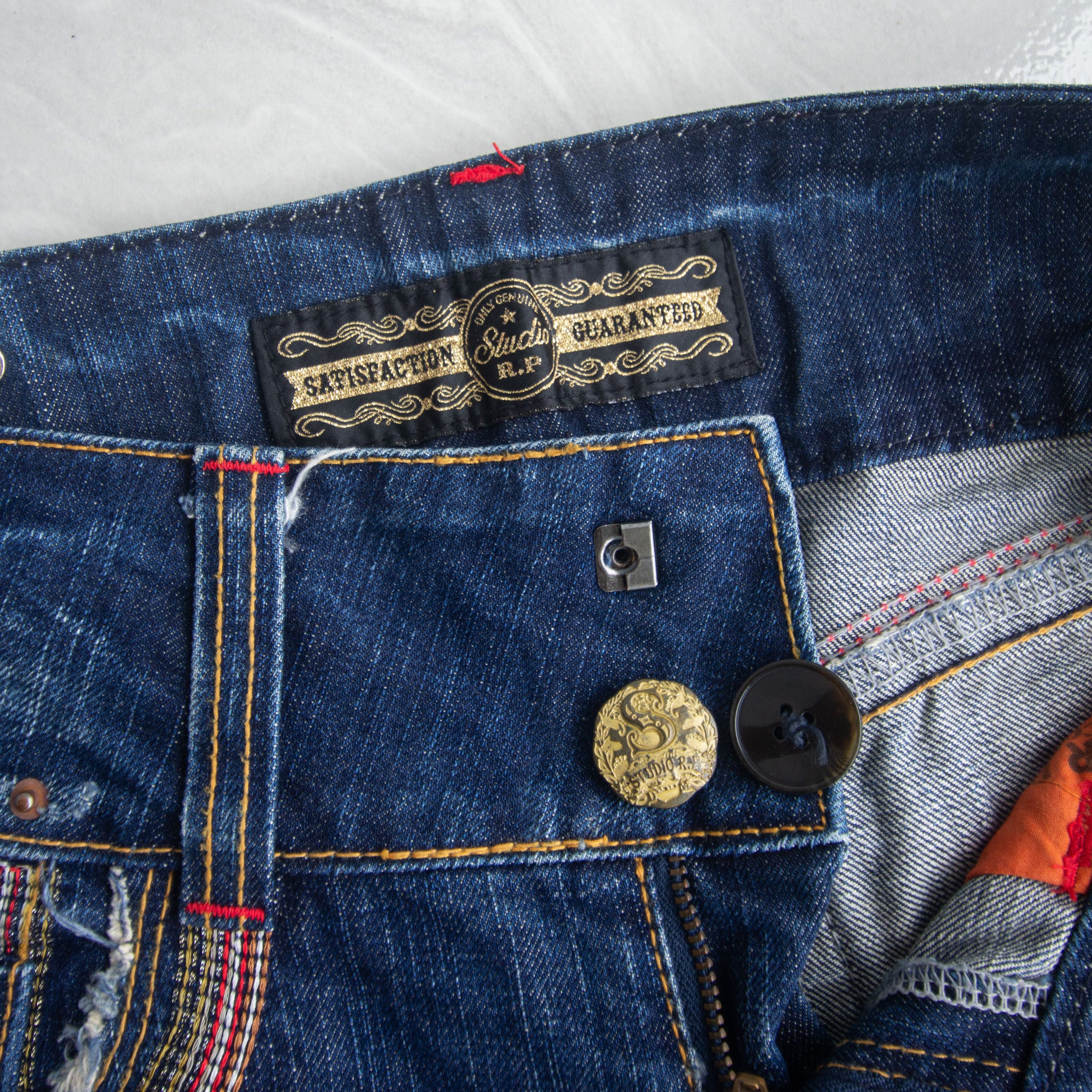 Japanese Brand Red Pepper Low Waist Bootcut Jeans Size 26" / US 2 / IT 38 - 12 Thumbnail