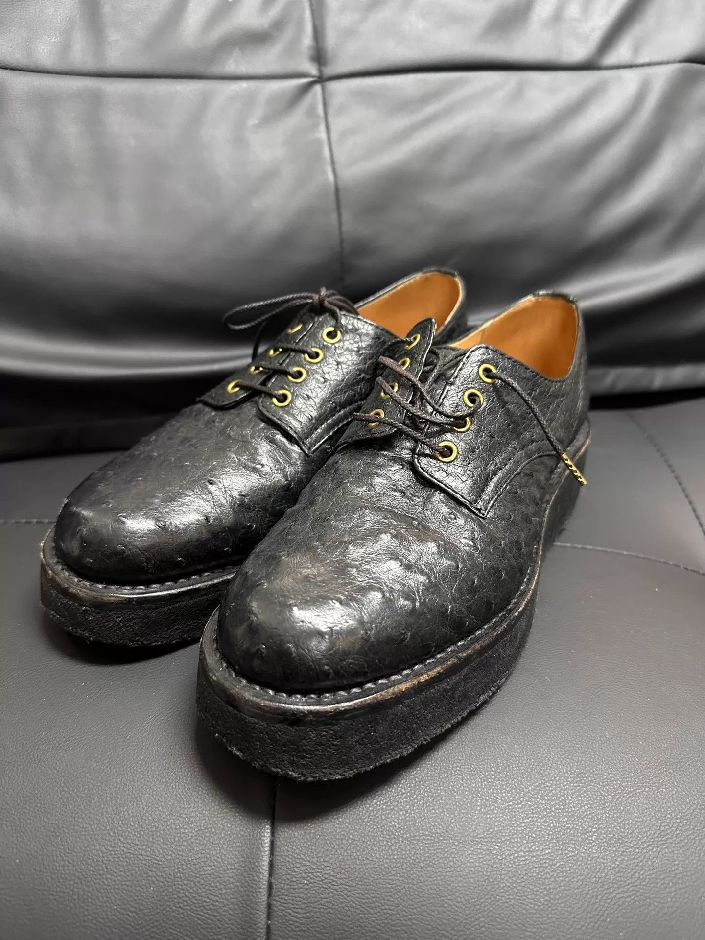 foot the coacher Black Leather Formal Lace-Up Shoes Size 7 Size US 7 / EU 40 - 1 Thumbnail