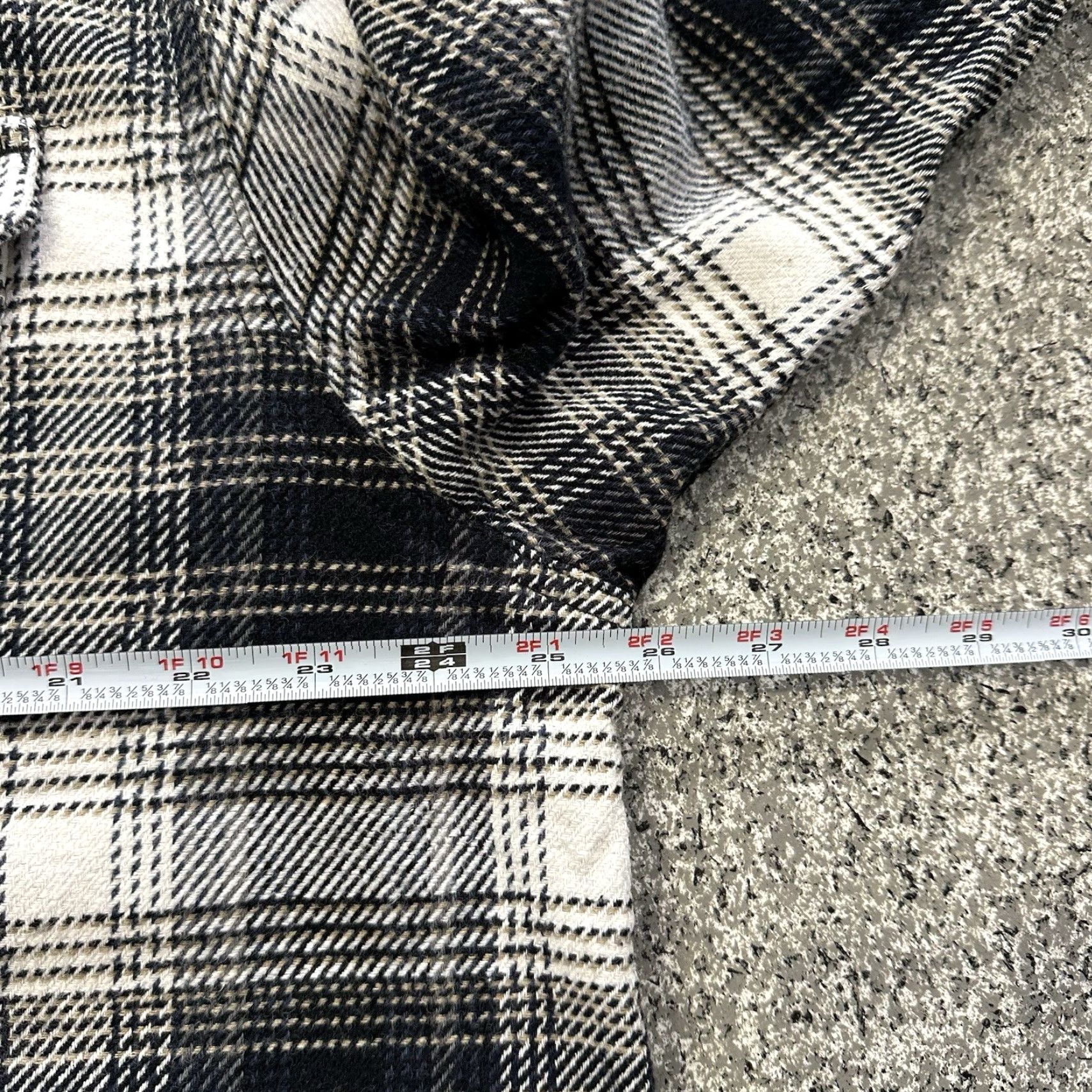 Orvis Orvis Flannel Shacket Mens 2XL Black Plaid Button-Up Shirt Jacket Size US XXL / EU 58 / 5 - 4 Thumbnail