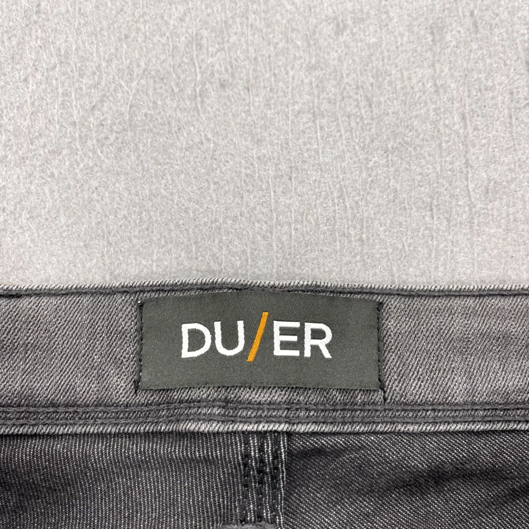 Denime DU/ER L2X Slim Jeans Mens 28x30 Gray Moisture Wicking Stretch Denim Quick Dry Anti-Microbial Pockets Straight Casual Size US 28 / EU 44 - 4 Thumbnail