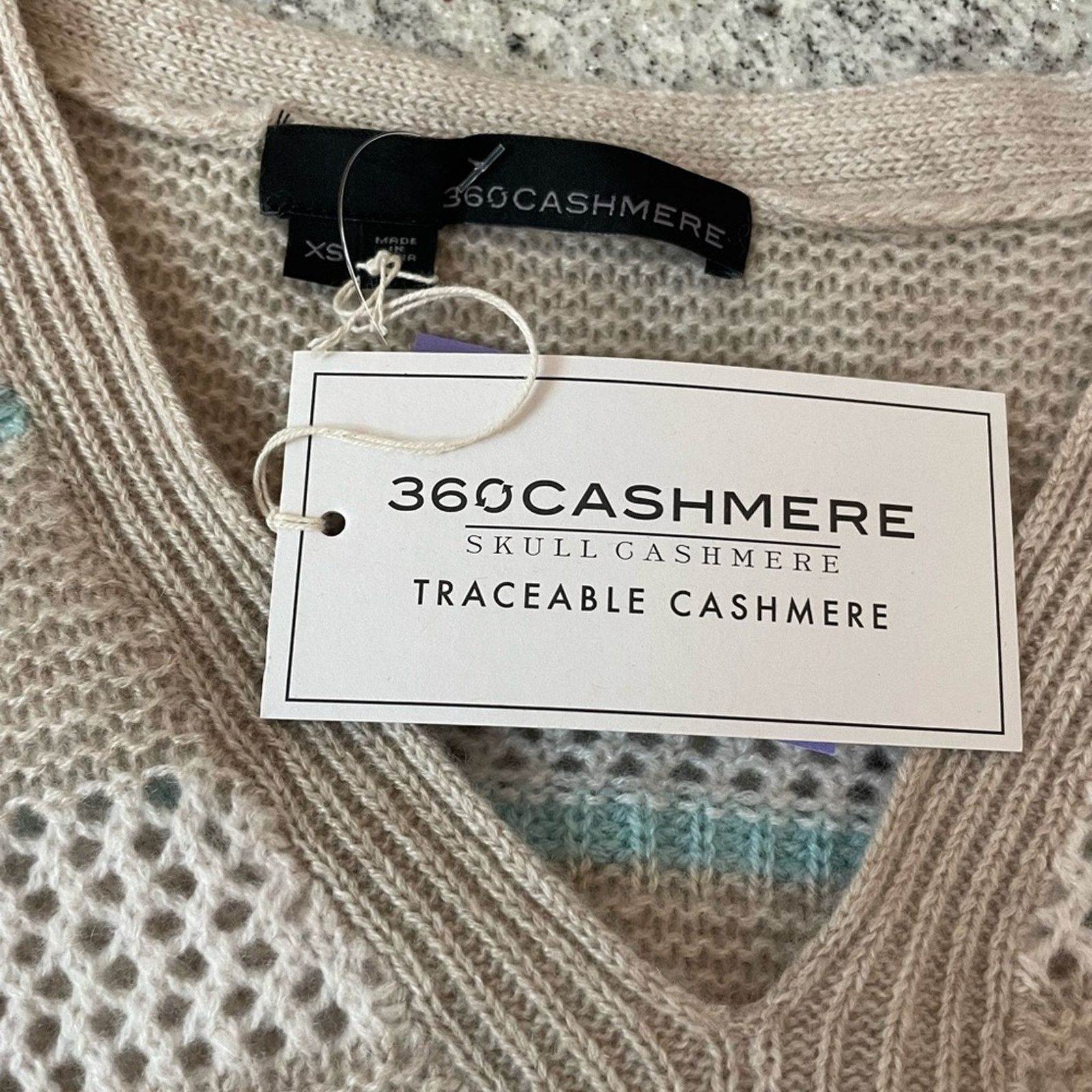 360Cashmere Rare Multiple Stripes Cashmere Sweater from 360 Cashmere Size XS / US 0-2 / IT 36-38 - 6 Thumbnail