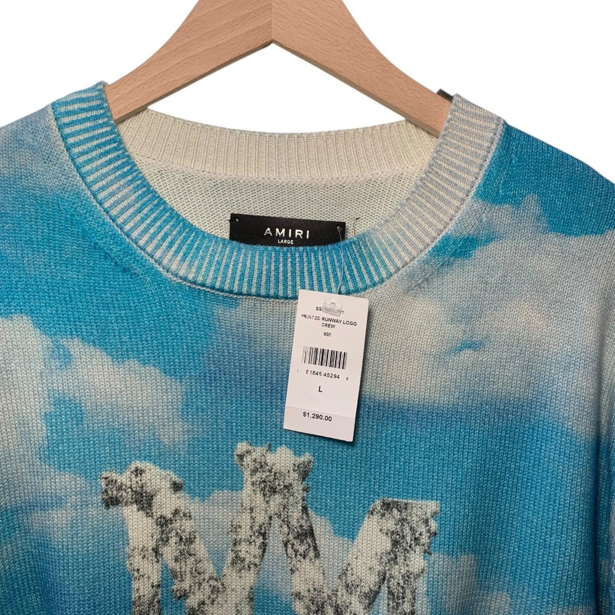 Amiri Amiri Runway Print Cashmere Logo Graphic Sweater Large Size US L / EU 52-54 / 3 - 5 Thumbnail