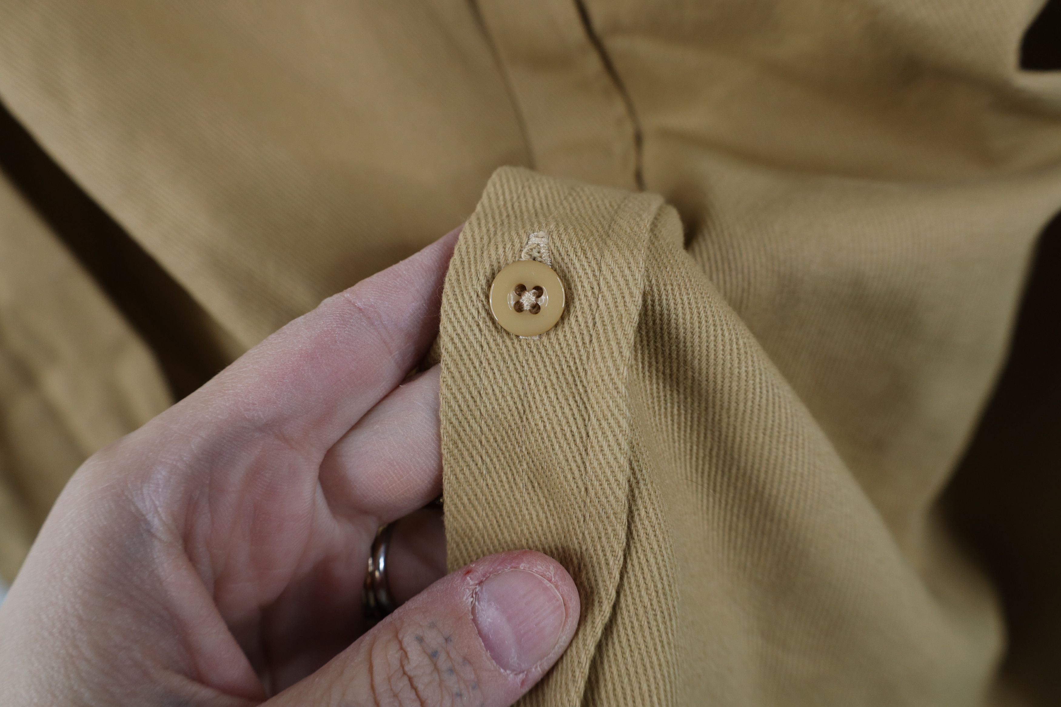 Vintage Vintage 90s Streetwear Heavyweight Collared Button Shirt Size US L / EU 52-54 / 3 - 4 Thumbnail
