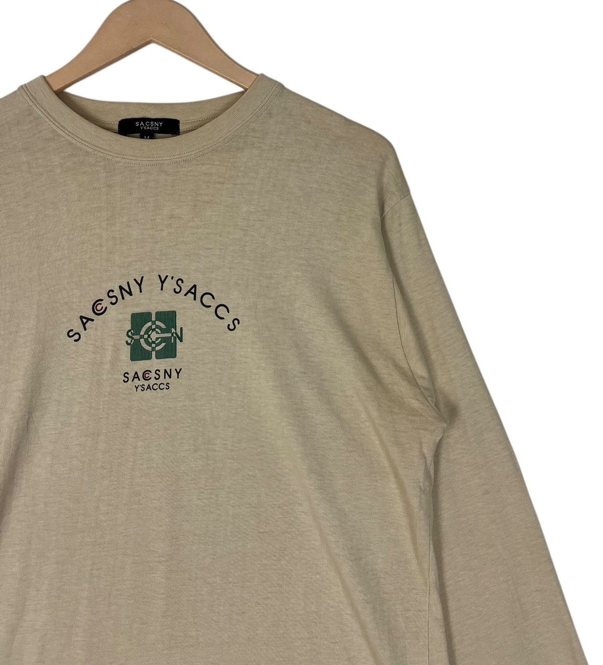 Japanese Brand × Yohji Yamamoto Sacsny Y’saccs by Yohji Yamamoto Longsleeve T shirt Size US M / EU 48-50 / 2 - 6 Thumbnail