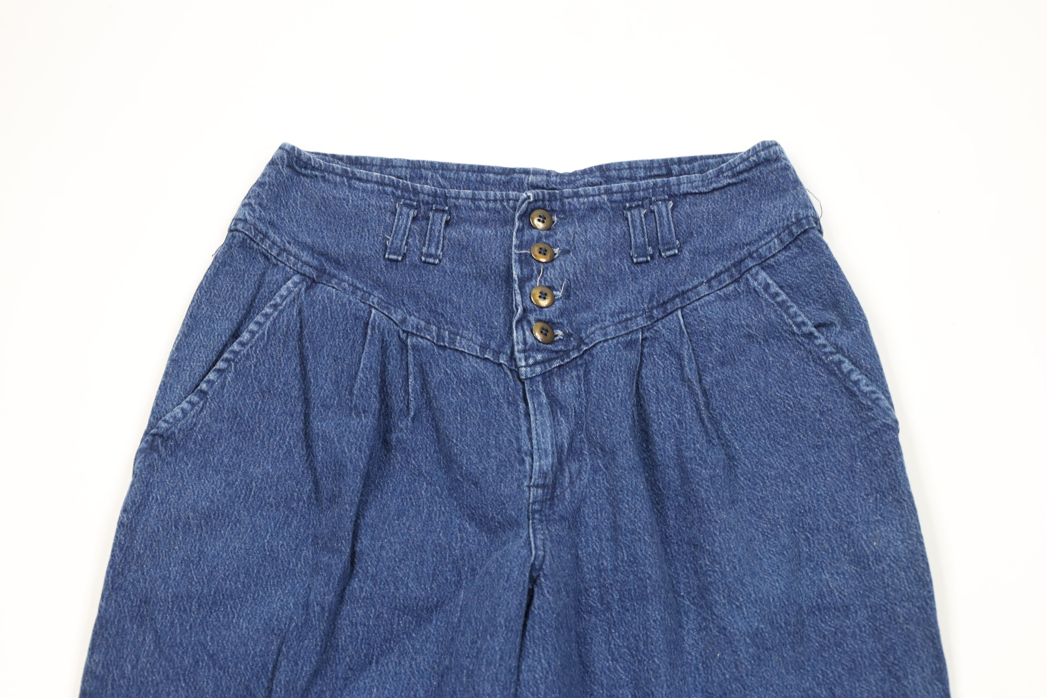 Vintage Vintage 80s Streetwear Mid Mod Regency Denim Jeans USA Size 32" / US 10 / IT 46 - 2 Thumbnail