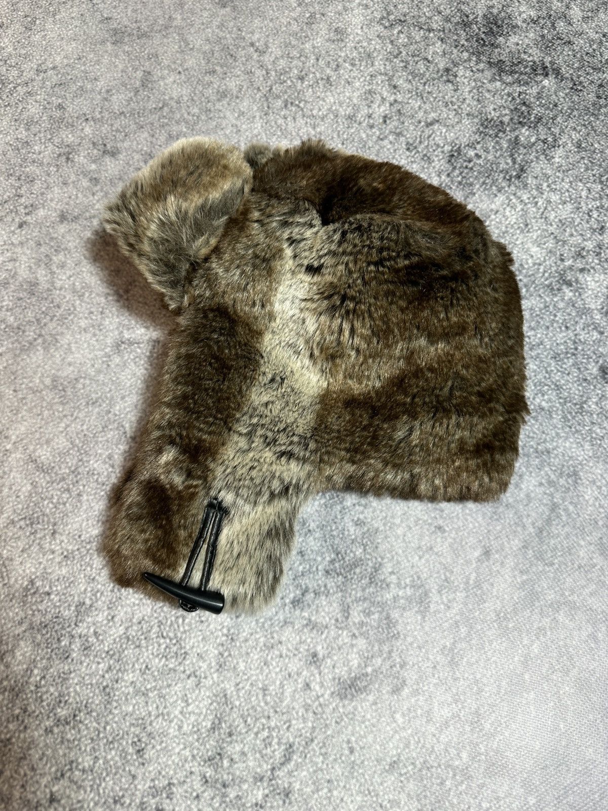 Other Y2K Vintage Avant Garde Fur Hat Ushanka Streetwear Rare Alt Size ONE SIZE - 2 Thumbnail