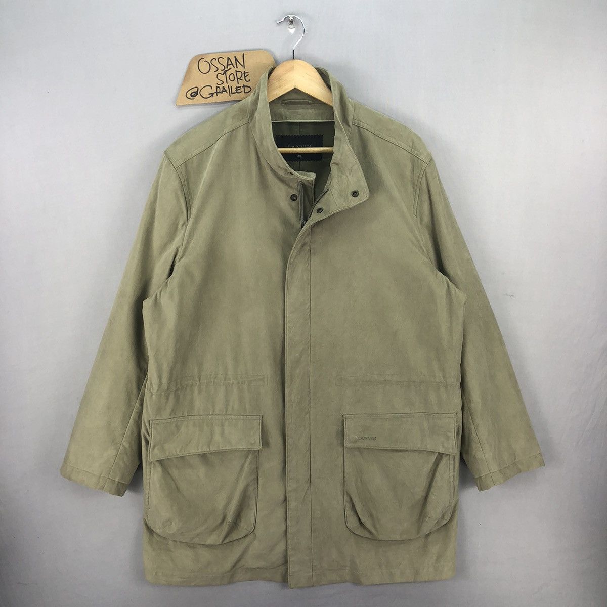 Lanvin Vintage 90’s Lanvin Zipper Parka Jacket Size US XL / EU 56 / 4 - 1 Thumbnail