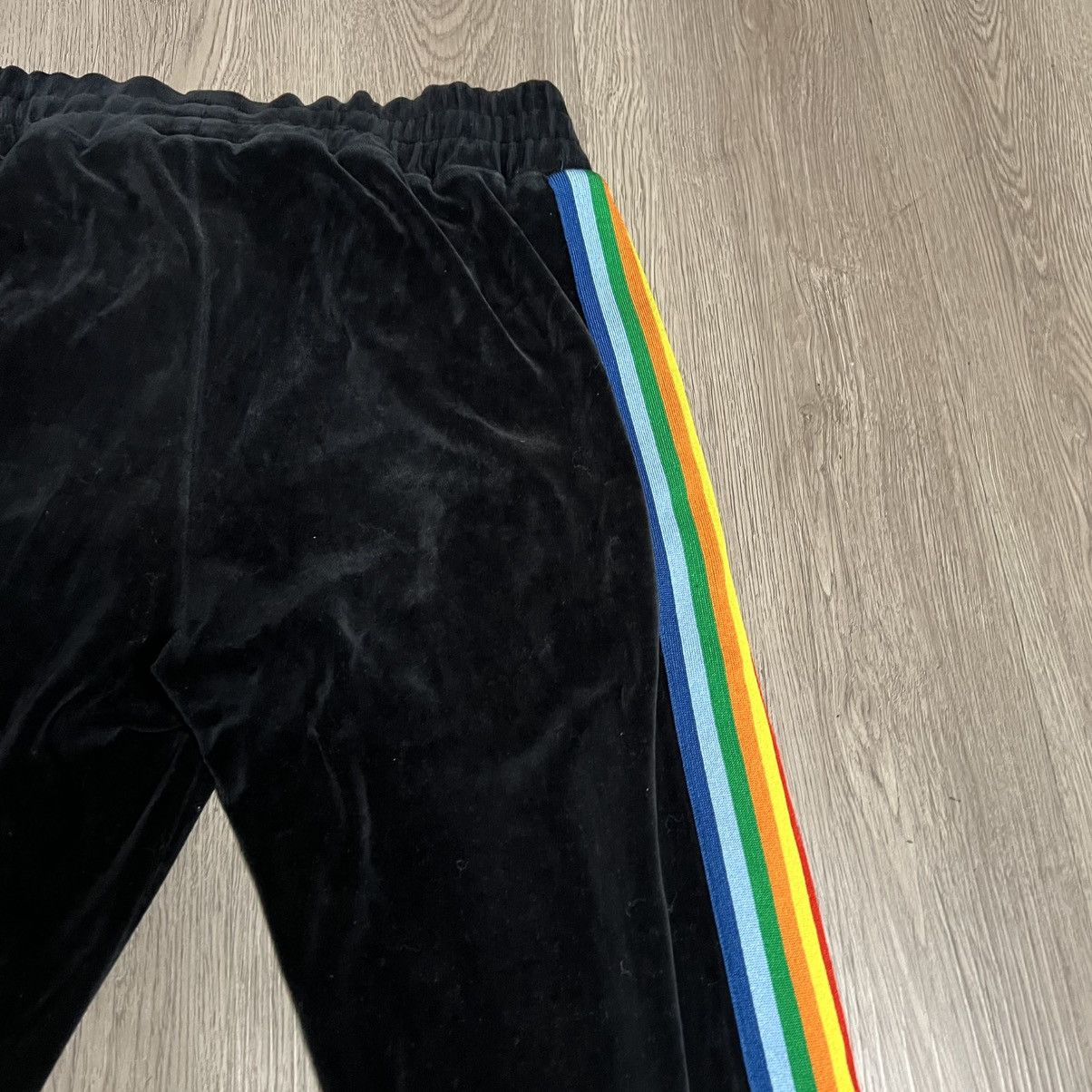Palm Angels Palm Angels Rainbow Track Pants Black Size US 26 / EU 42 - 11 Thumbnail