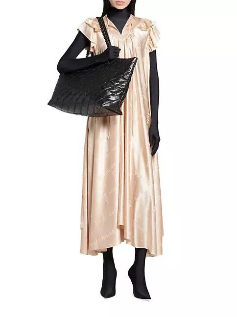 Balenciaga o1mt1gz1224 Size: OS / Crush Large Carry All Tote Bag Size ONE SIZE - 2 Thumbnail