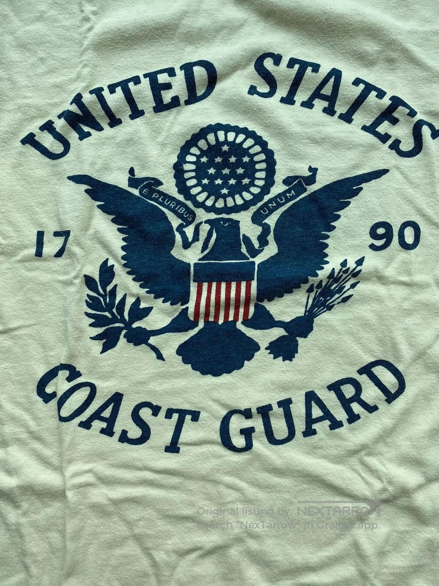Freewheelers red and white coast guard short sleeve tee. Size US S / EU 44-46 / 1 - 4 Thumbnail