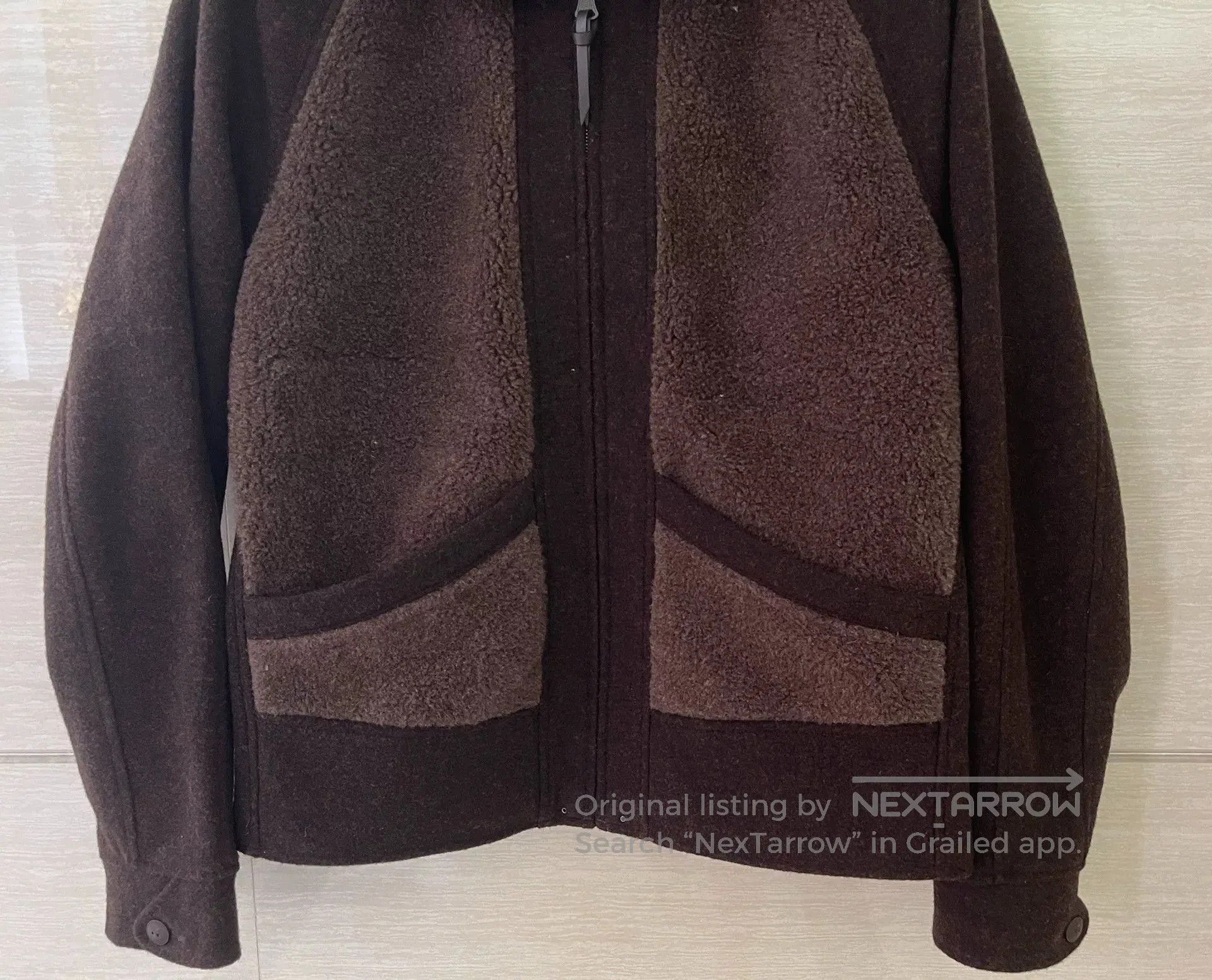 RRL Ralph Lauren DOUBLE RL Shearling Wool Blend Jacket. Size US M / EU 48-50 / 2 - 2 Thumbnail