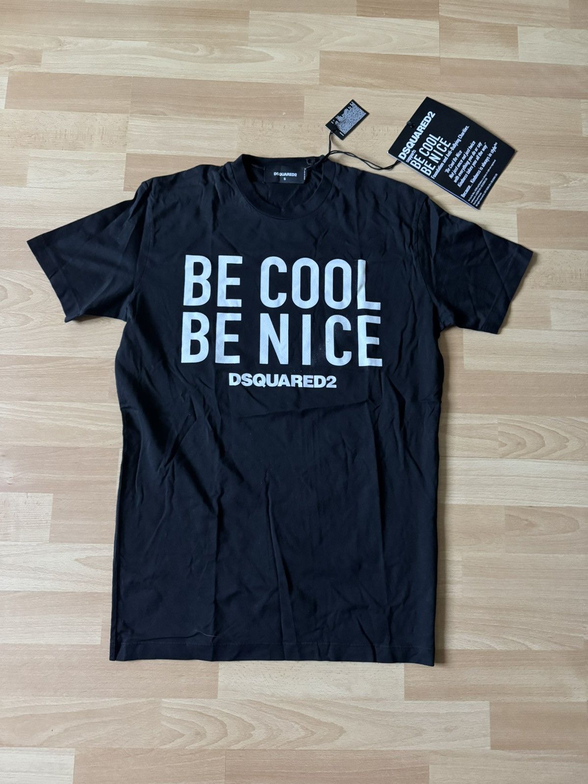 Dsquared2 Dsquared Be Cool Be Nice Tee black Size US S / EU 44-46 / 1 - 1 Thumbnail