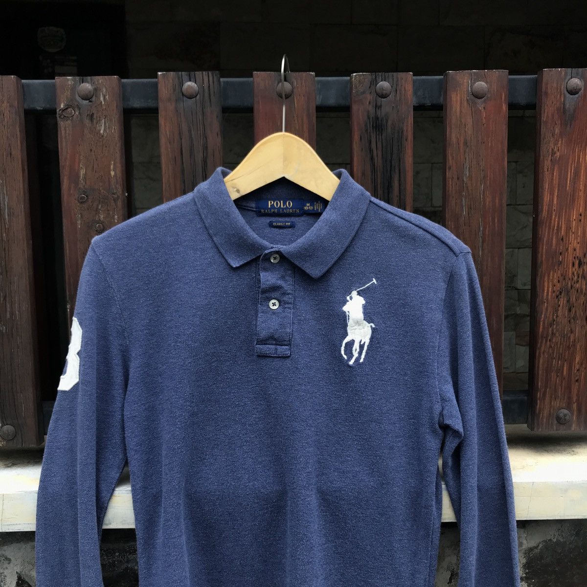 Polo Ralph Lauren × Ralph Lauren × Vintage RUGBY POLO RALPH LAUREN NUMBER 3 Size US M / EU 48-50 / 2 - 2 Thumbnail