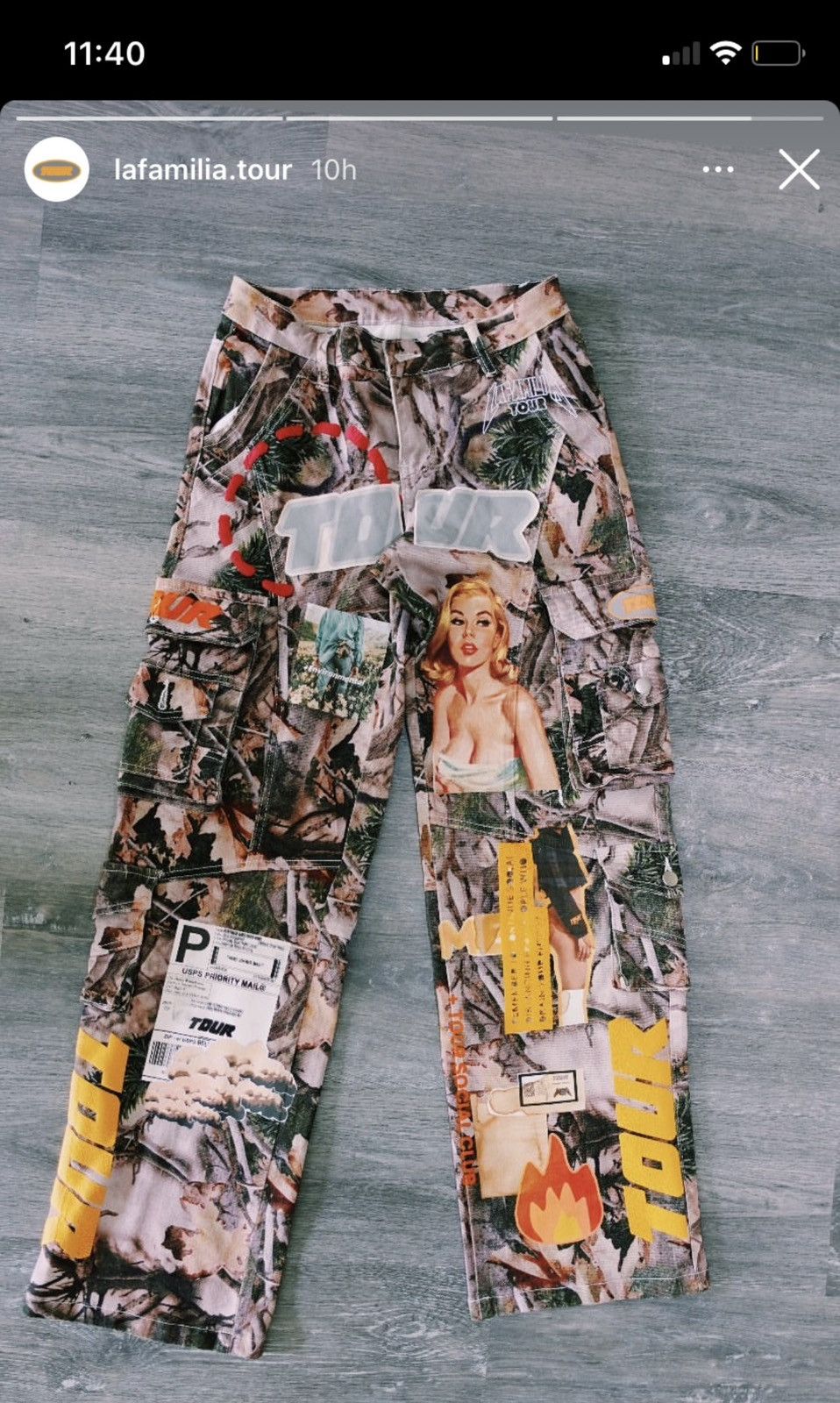 Carhartt La.familia tour real tree camo pants Size US 31 - 1 Thumbnail