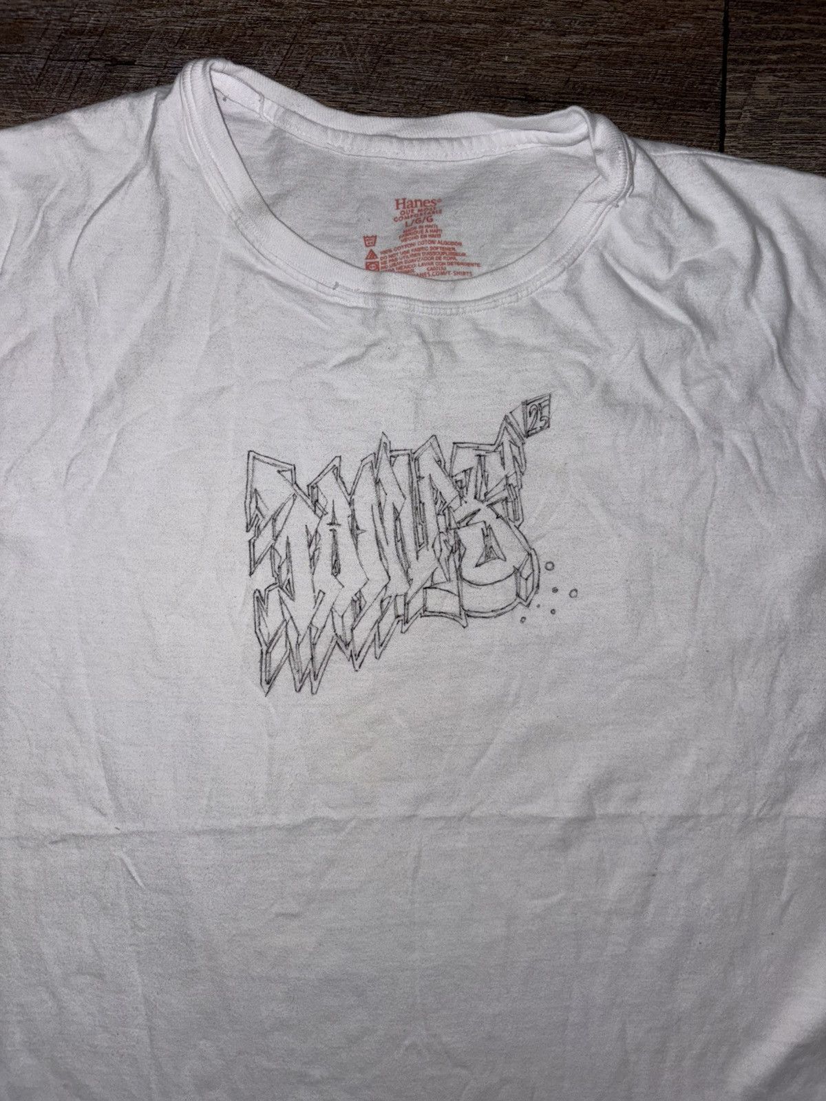 Other Drawn- Janus Graffiti T Shirt - Size L Size US L / EU 52-54 / 3 - 2 Thumbnail