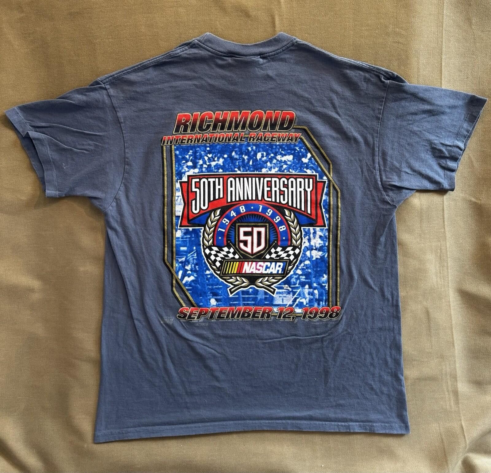 NASCAR Vintage 90s 1998 NASCAR Winston Cup Richmond Race T-Shirt XL Size US XL / EU 56 / 4 - 2 Thumbnail