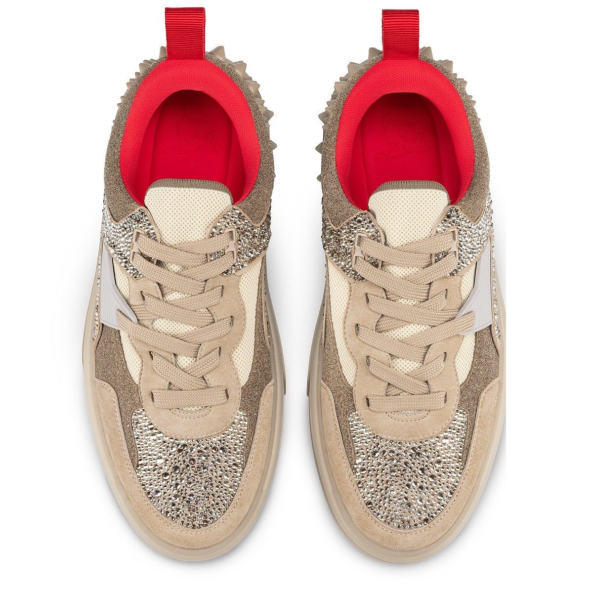 Christian Louboutin o1s1wg110625 Sneakers in Beige Size US 10 / EU 43 - 3 Thumbnail