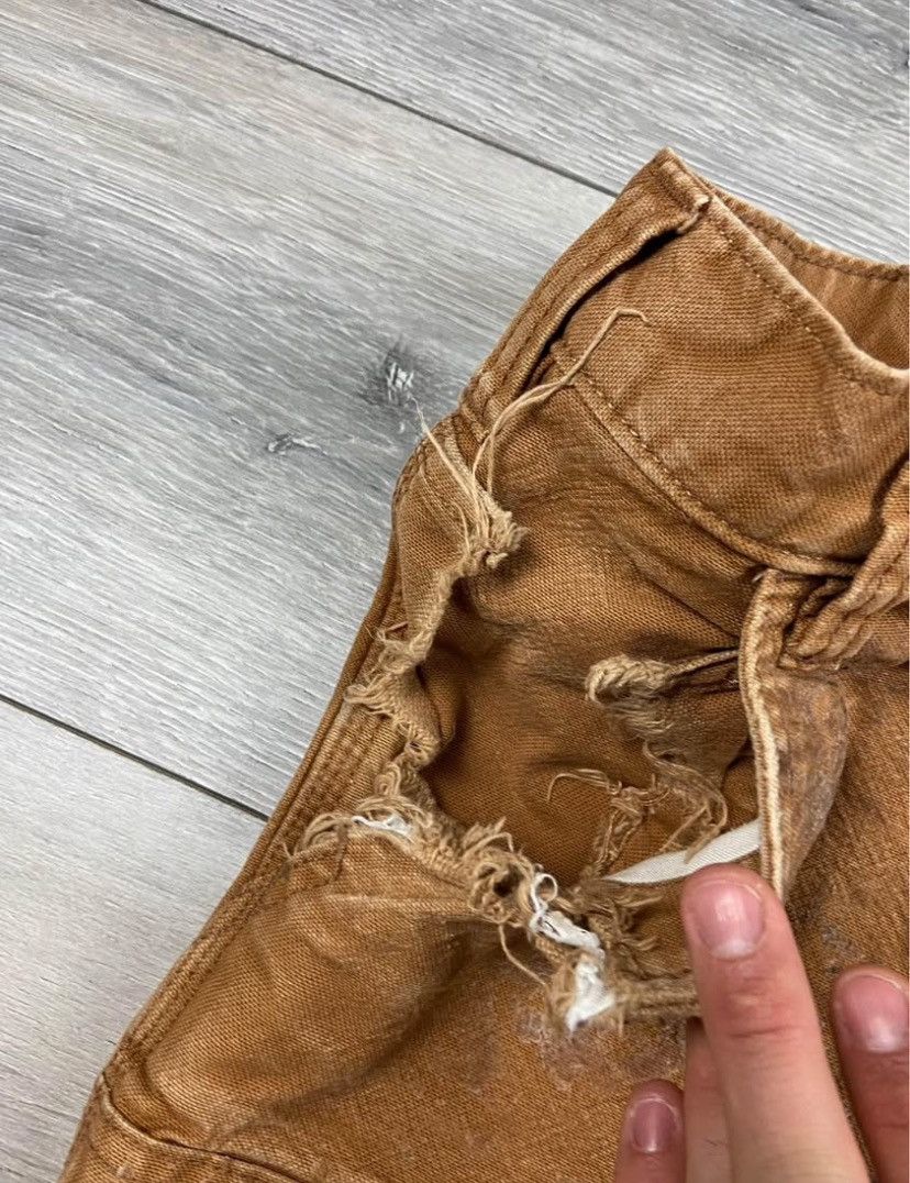Carhartt Carhartt Double knee distressed work pants* mens 33x28 Size US 33 - 9 Thumbnail