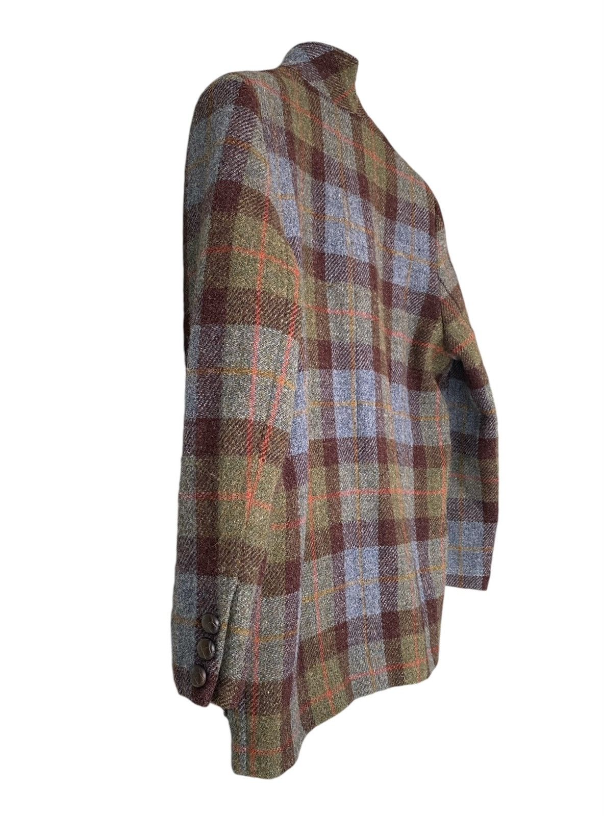 Harris Tweed Vintage HARISS TWEED Hand Woven Wool Blazers Size 42S - 9 Thumbnail