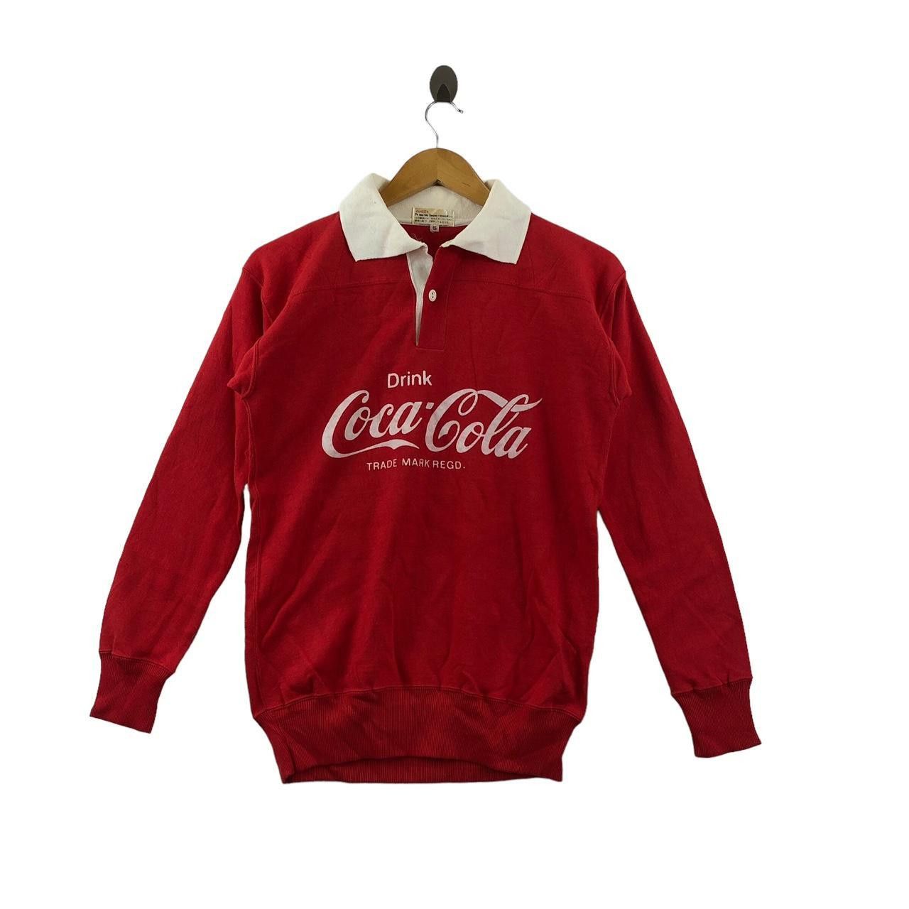 Coca Cola Vintage 80’ COCA COLA JAPAN Drink Coke Rugby Polo Tee Shirt Size S / US 4 / IT 40 - 1 Thumbnail
