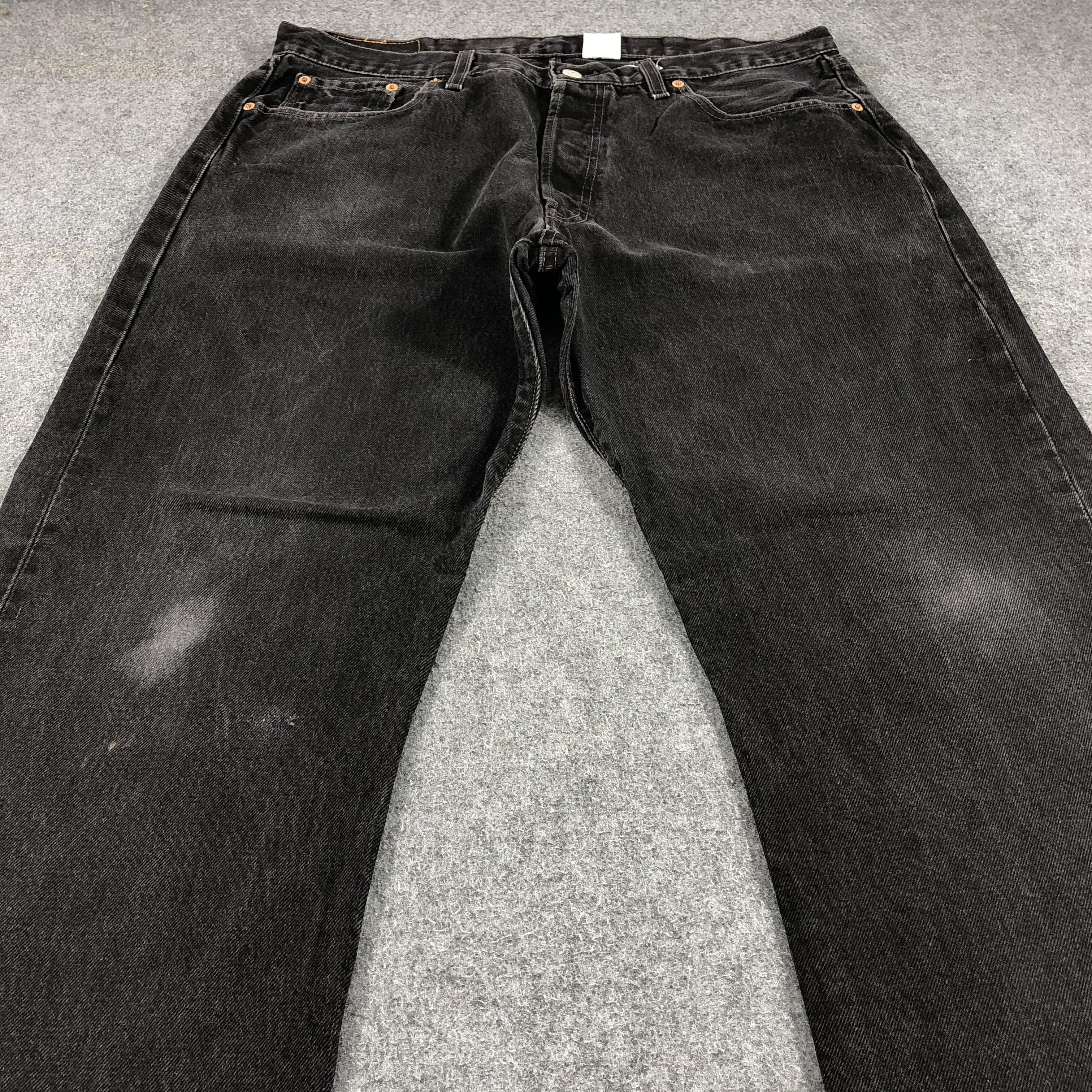 Levi's Vintage 90s Dark Wash Levis 501 Jeans-JM977 Size US 37 - 3 Thumbnail